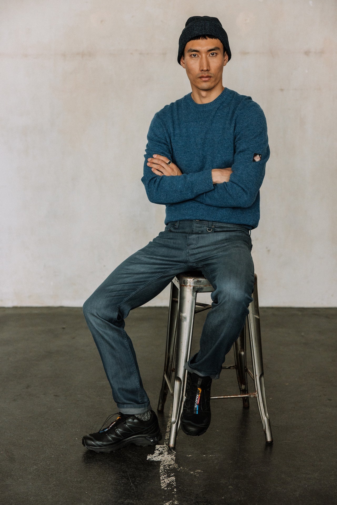 Straight-fitting jeans Men Jimmy cid grey-blue | Freeman T. Porter