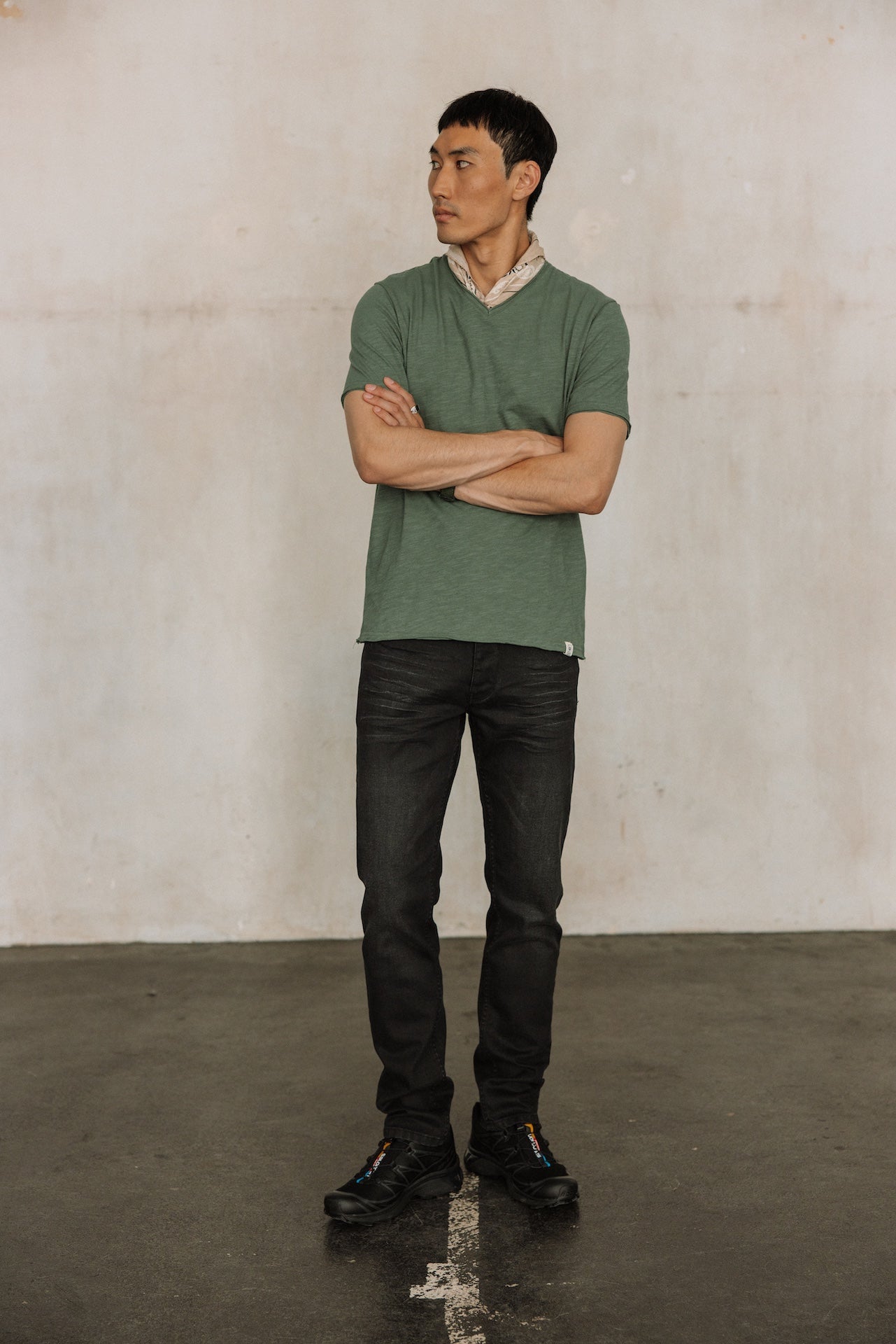 Eng anliegende gerade Jeans Mann Jimmy cid black | Freeman T. Porter