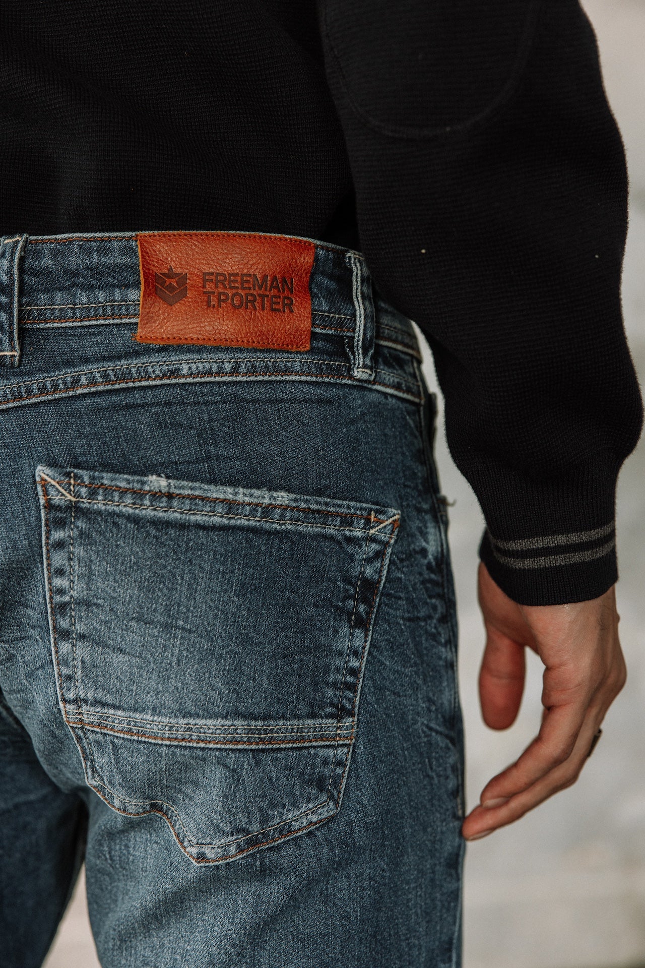 Vaqueros rectos Hombres Jimmy sermini | Freeman T. Porter