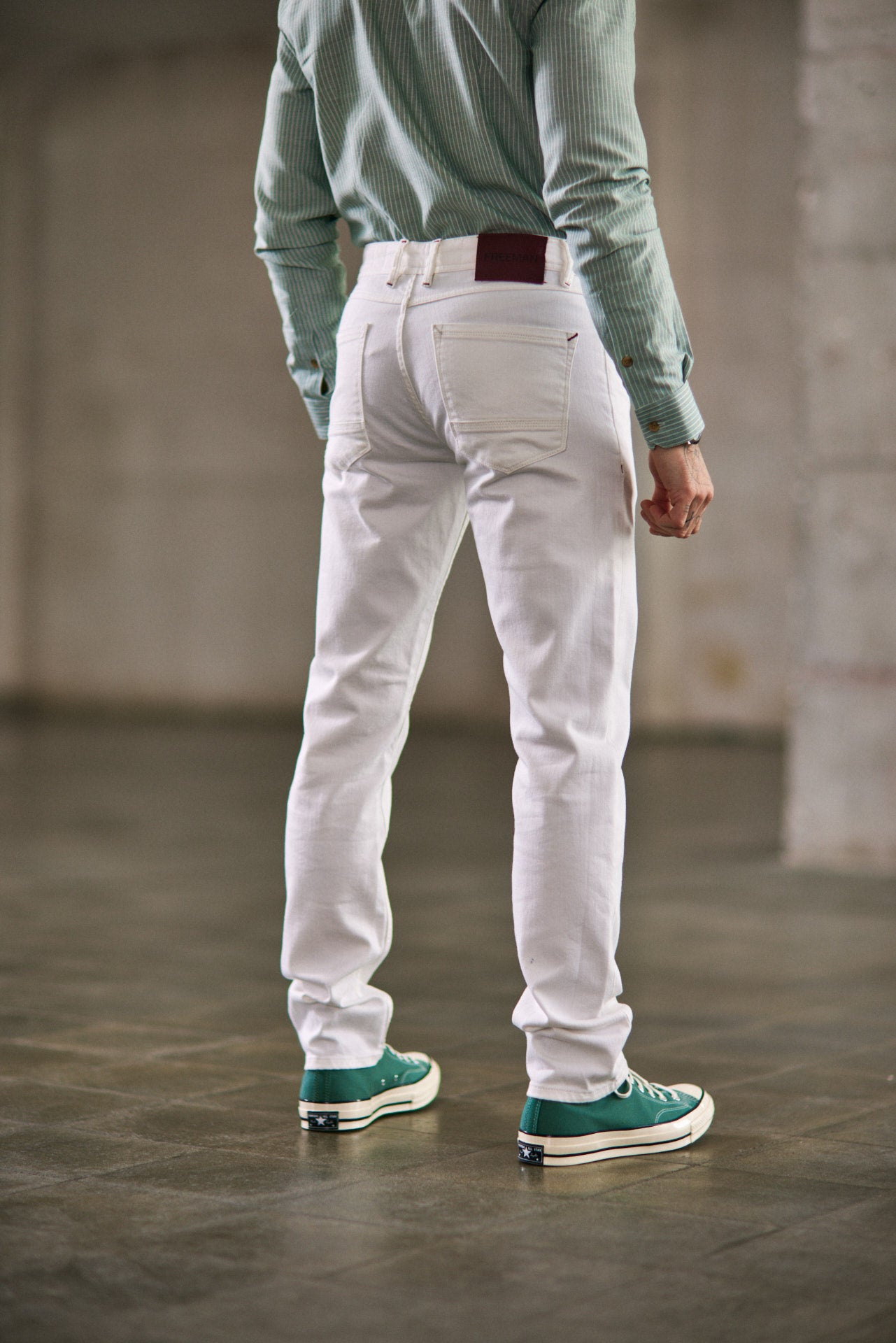 Pantalon droit Homme Jimmy Andalousia off white | Freeman T. Porter