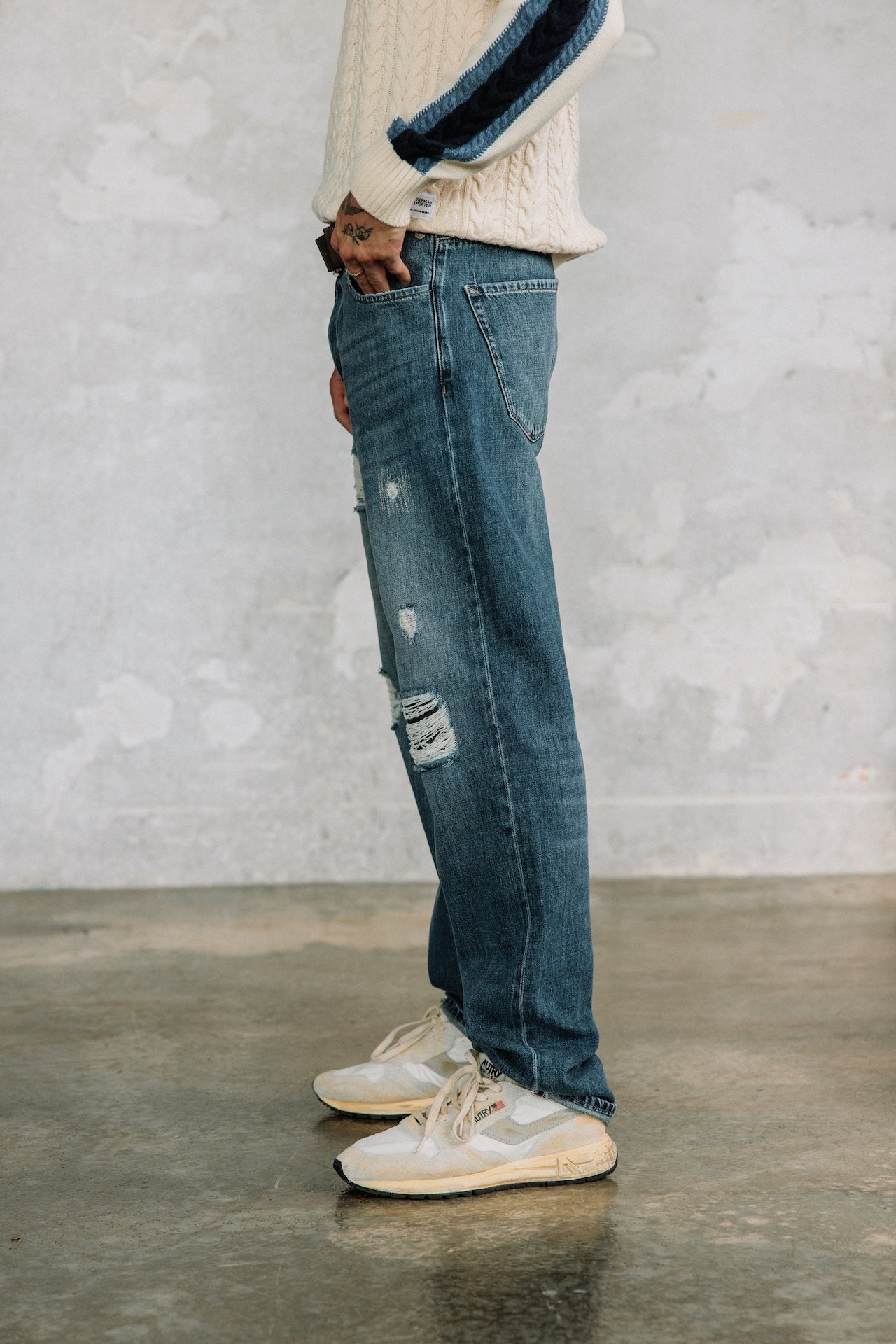 Jean 5 poches Unisex Theo Denim barsen | Freeman T. Porter