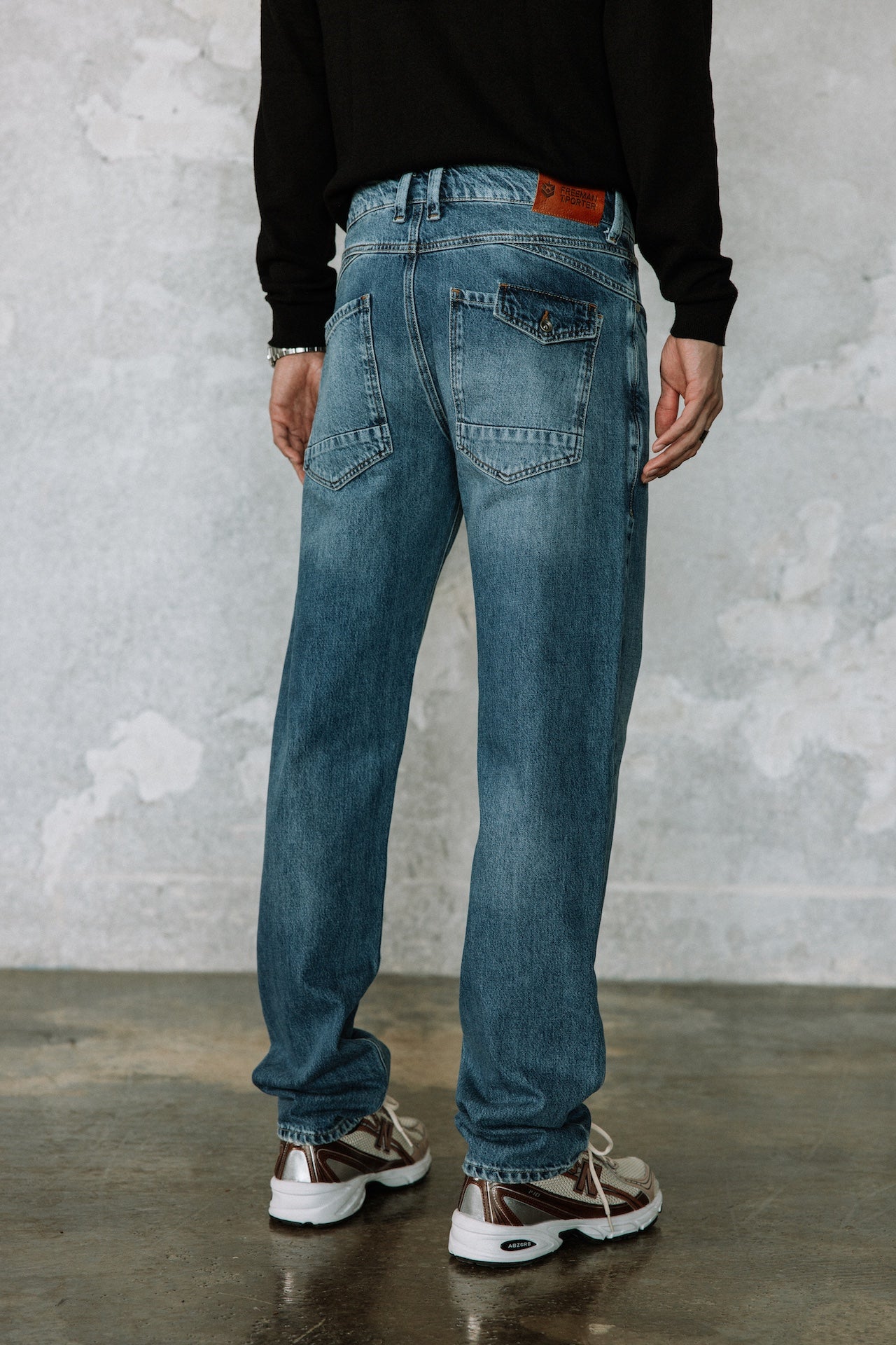 Jeans droit Hombres Nolan Denim magnus | Freeman T. Porter