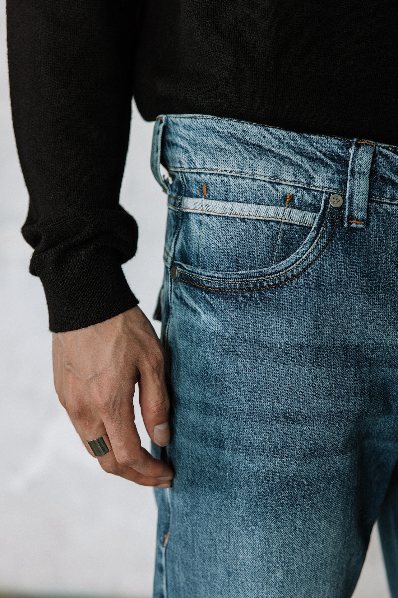 Jeans droit Mann Nolan Denim magnus | Freeman T. Porter
