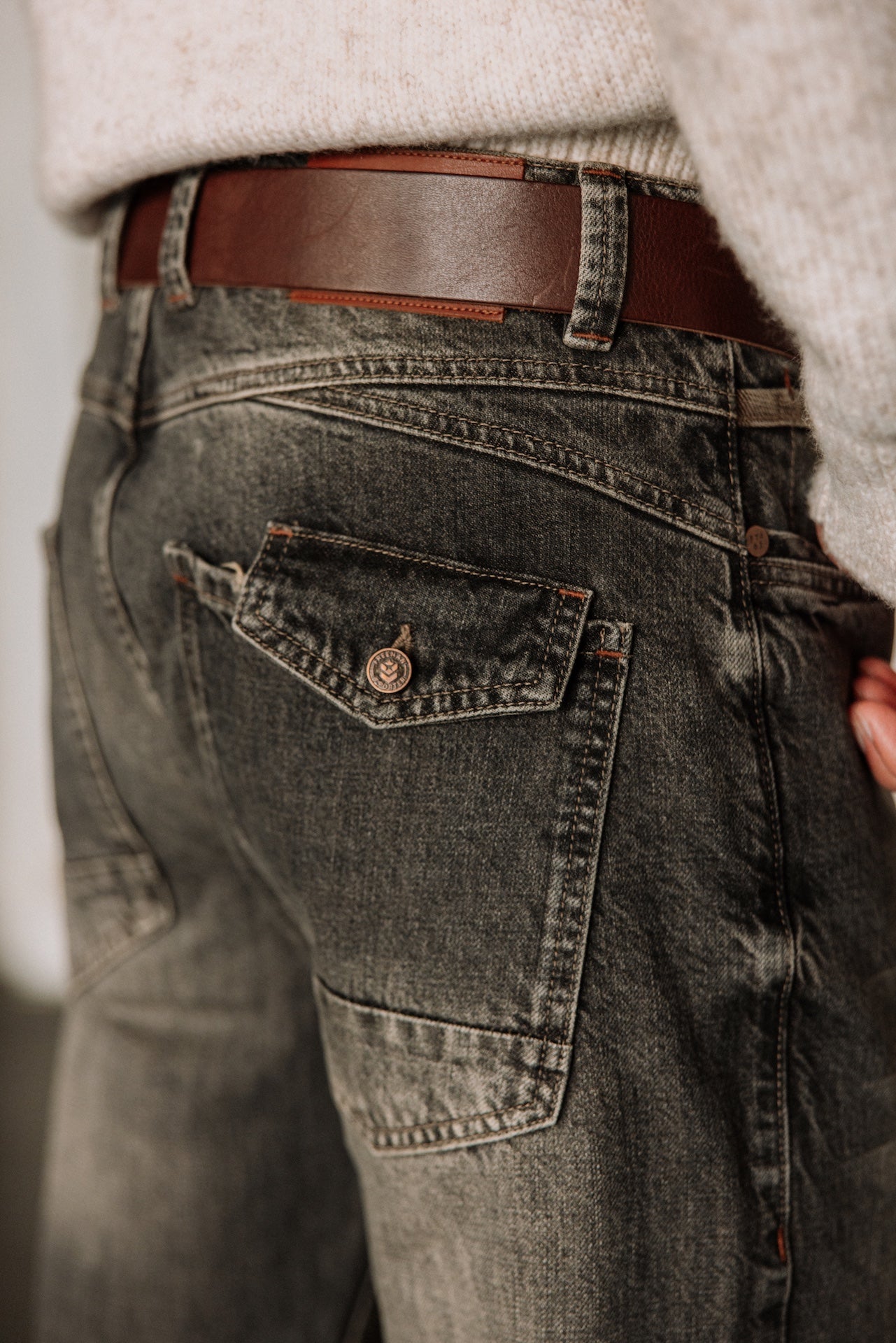 Jeans droit Unisex Nolan Denim boxing | Freeman T. Porter