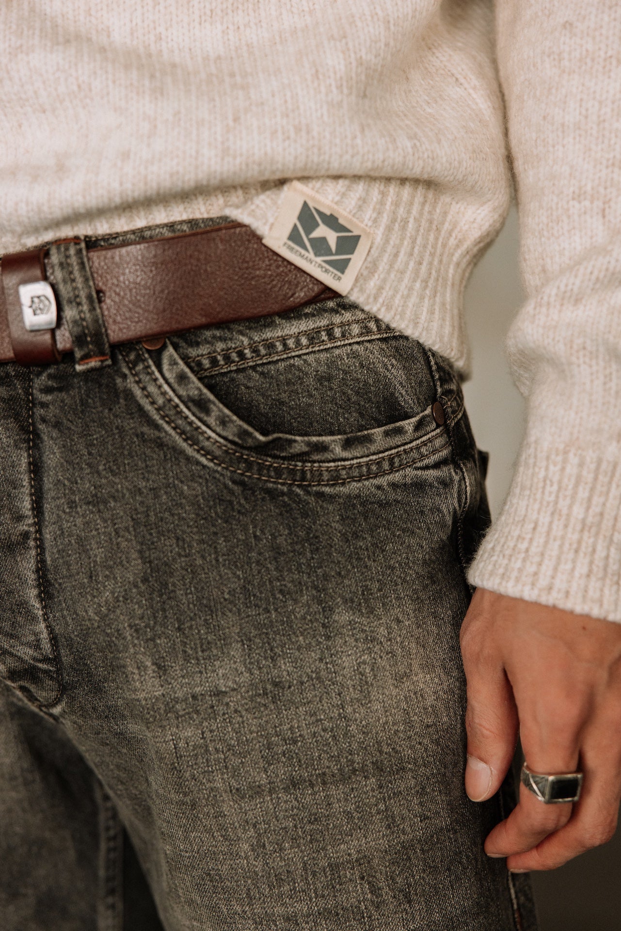 Jeans droit Unisex Nolan Denim boxing | Freeman T. Porter
