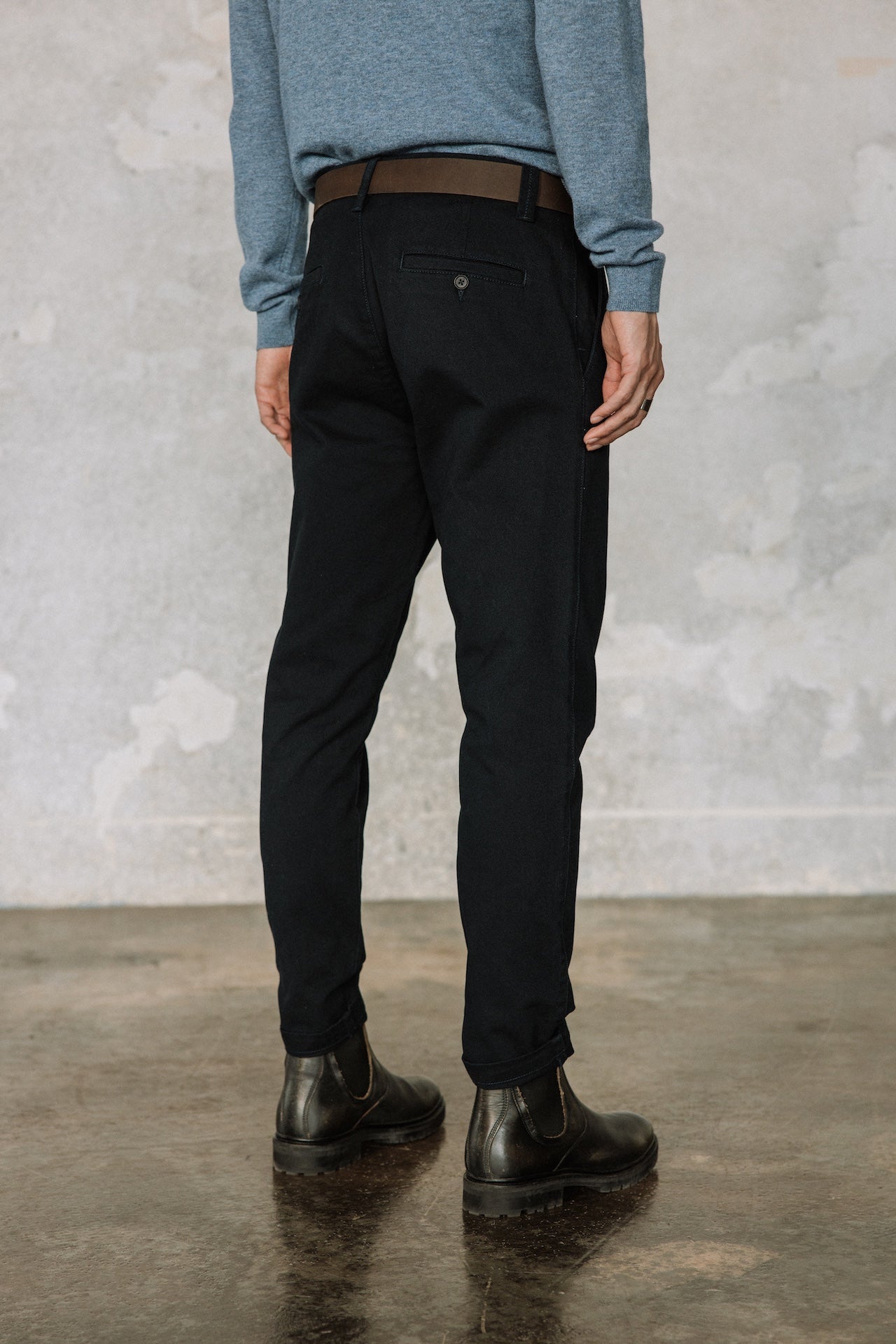 Pantalon city Homme Ocoris Drill navy | Freeman T. Porter