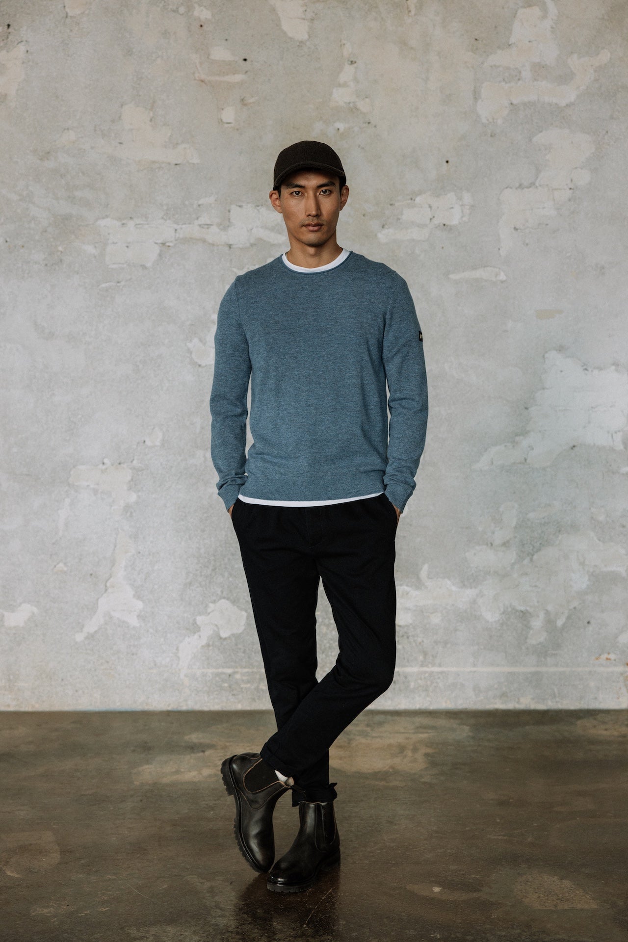 Pantalon city Homme Ocoris Drill navy | Freeman T. Porter