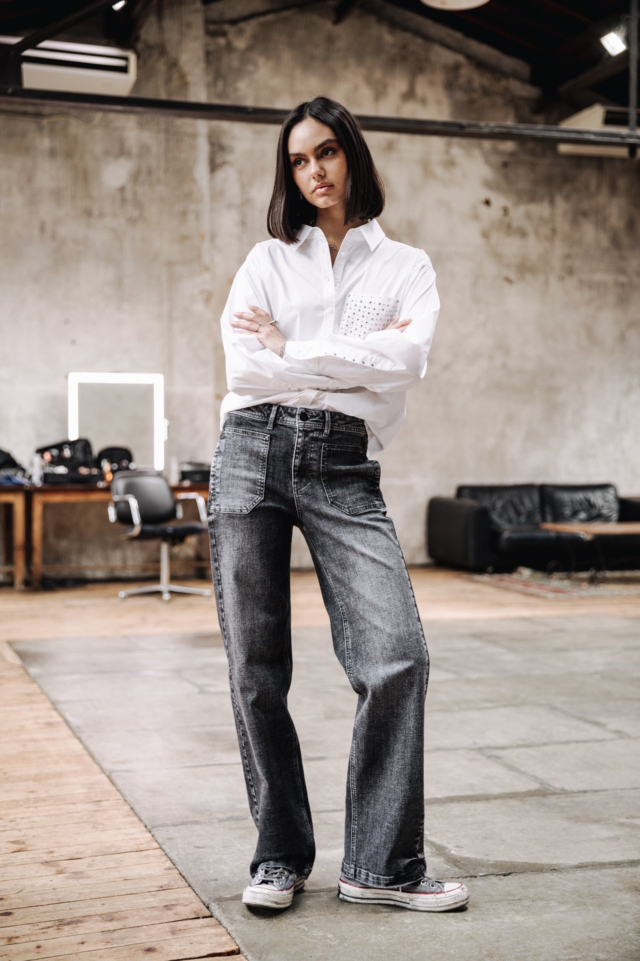 Jeans large Femme Eloisa monroe | Freeman T. Porter