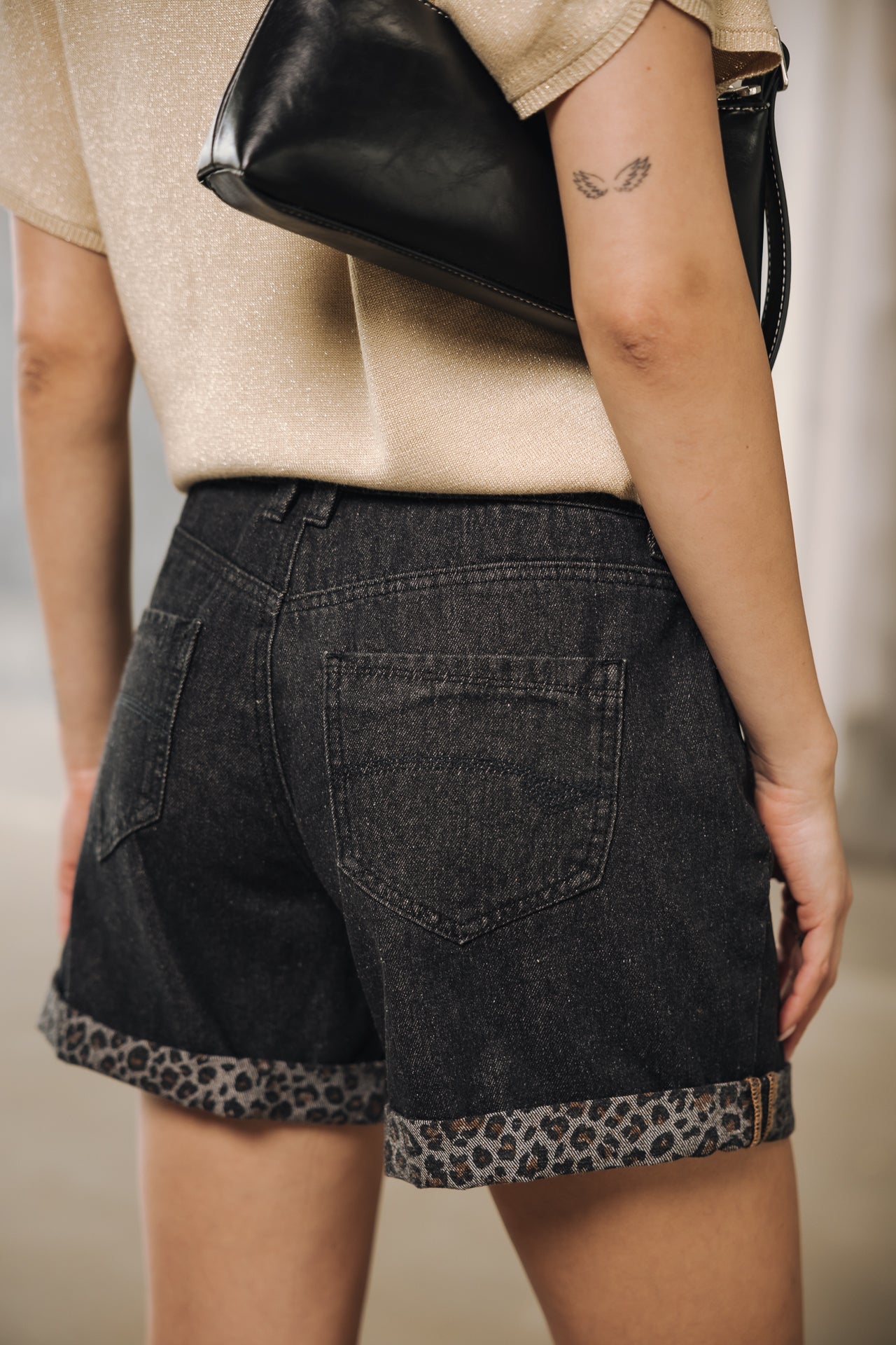 Loose Shorts Frau Skylie Denim jilin dark | Freeman T. Porter