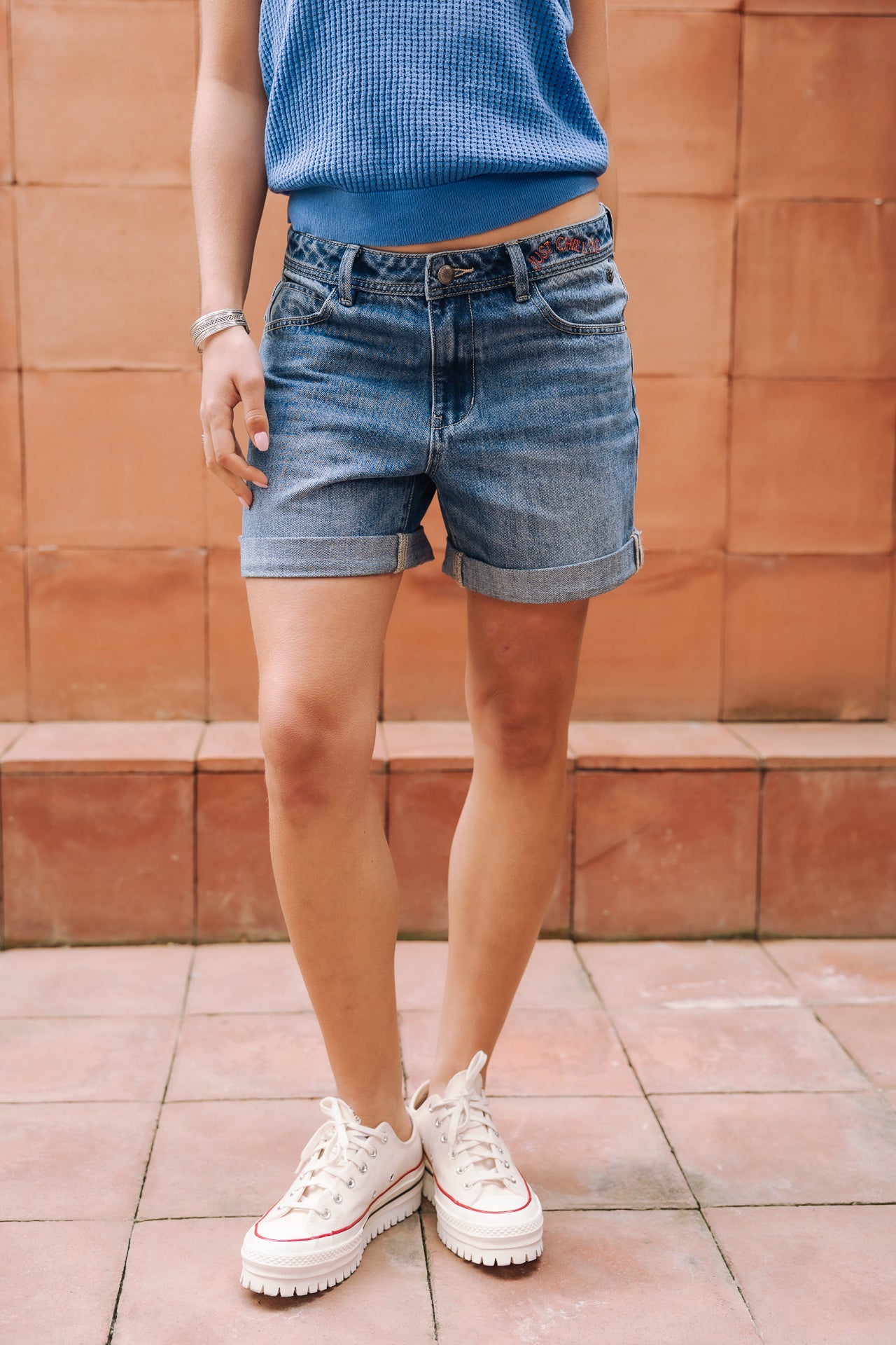 Pantalones cortos sueltos Mujer Skylie Denim waimea | Freeman T. Porter