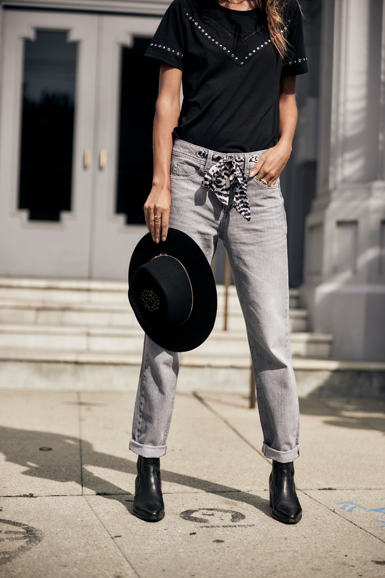 Jeans boyfriend Femme Jannet Denim fanatico | Freeman T. Porter