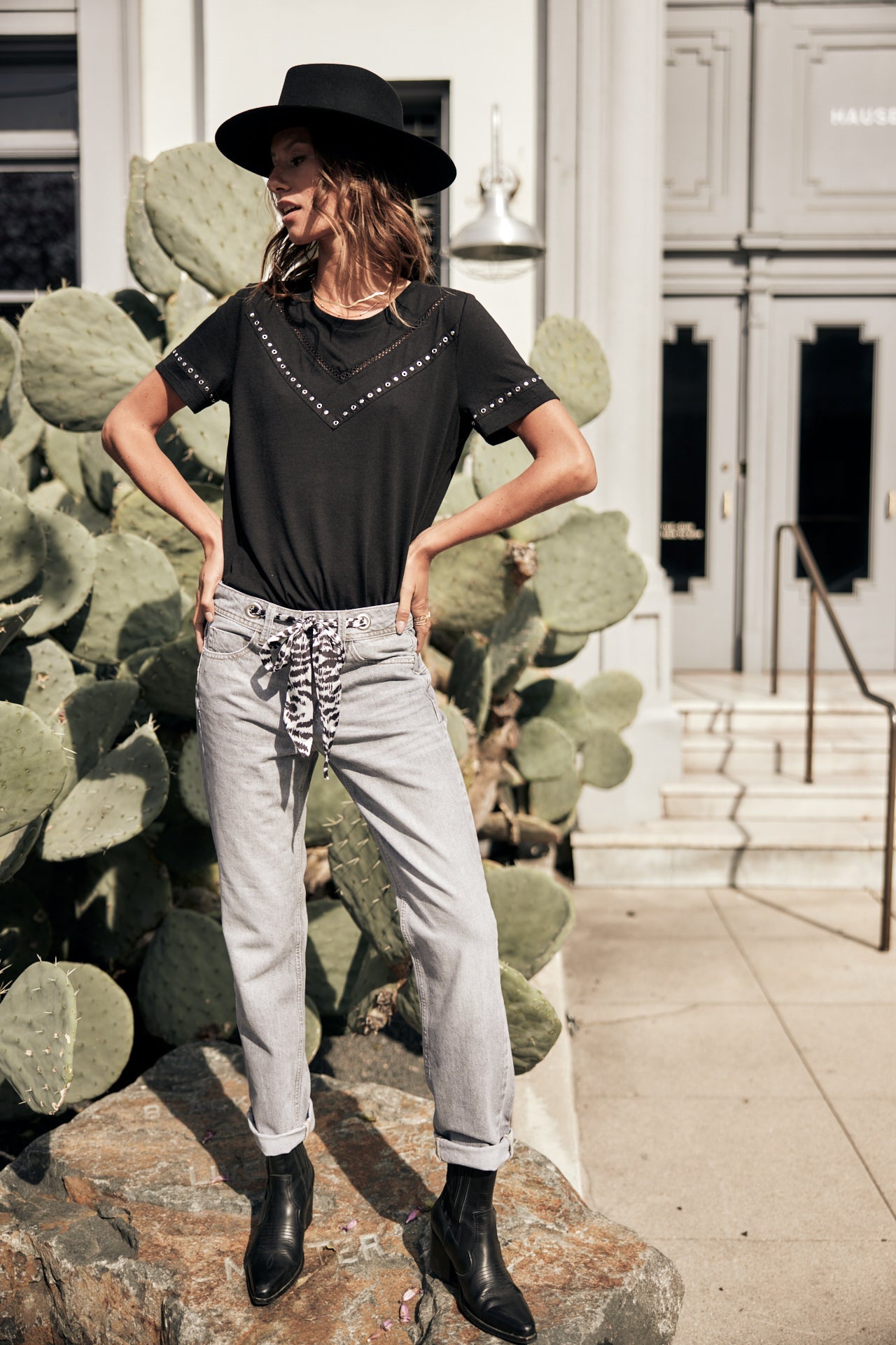 Jeans boyfriend Femme Jannet Denim fanatico | Freeman T. Porter