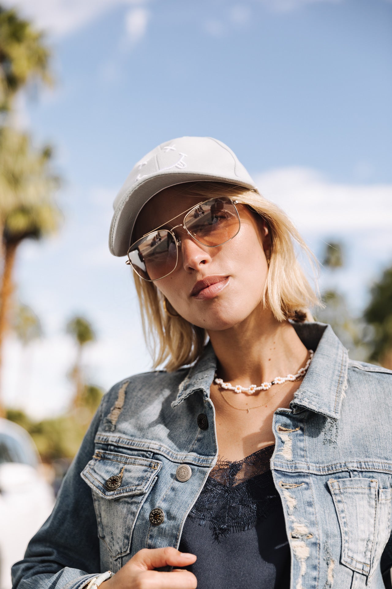 Veste courte en denim Femme Myriam native | Freeman T. Porter
