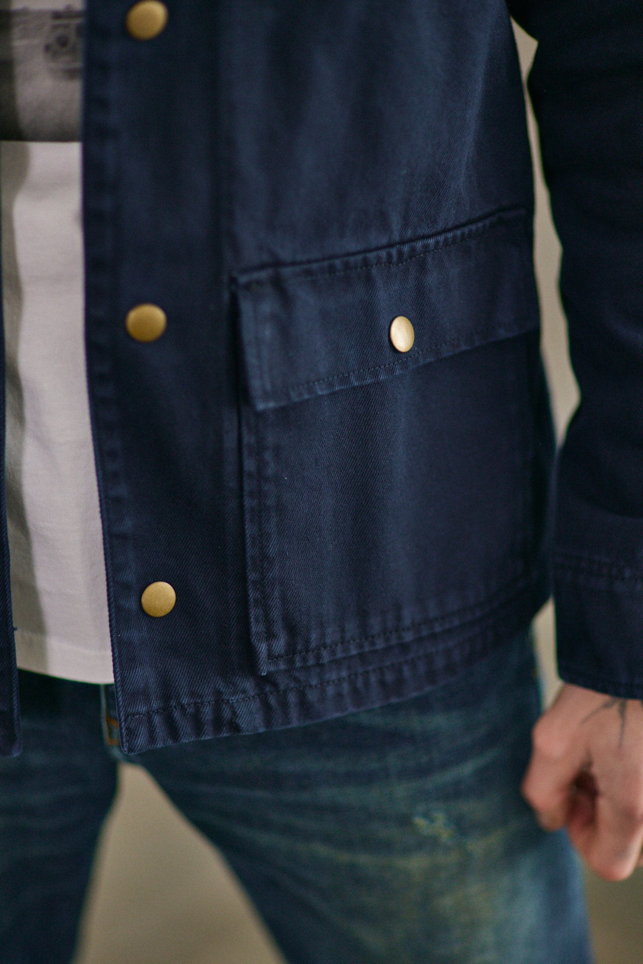 Veste chemise Men Luck indigo | Freeman T. Porter