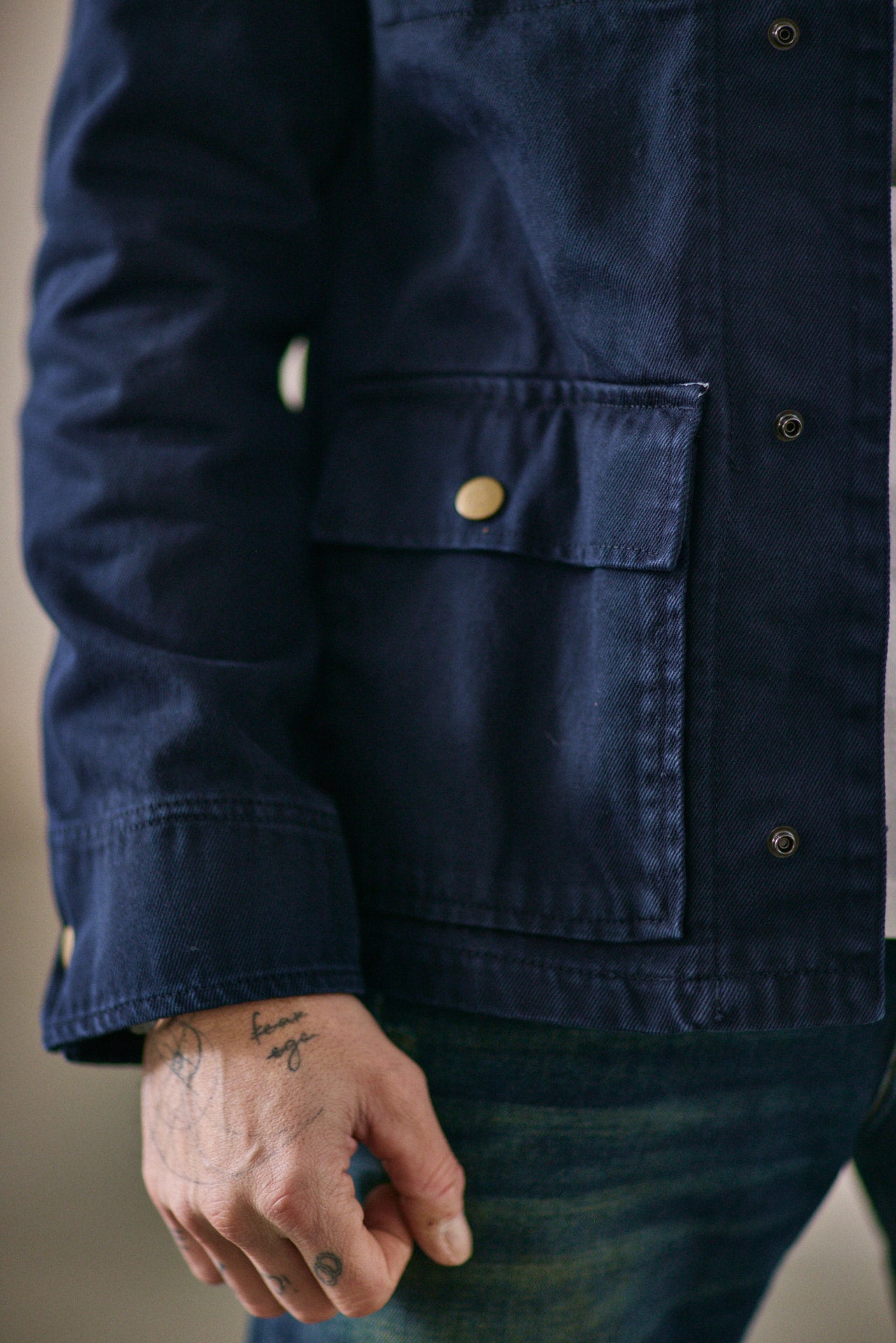 Veste chemise Men Luck indigo | Freeman T. Porter