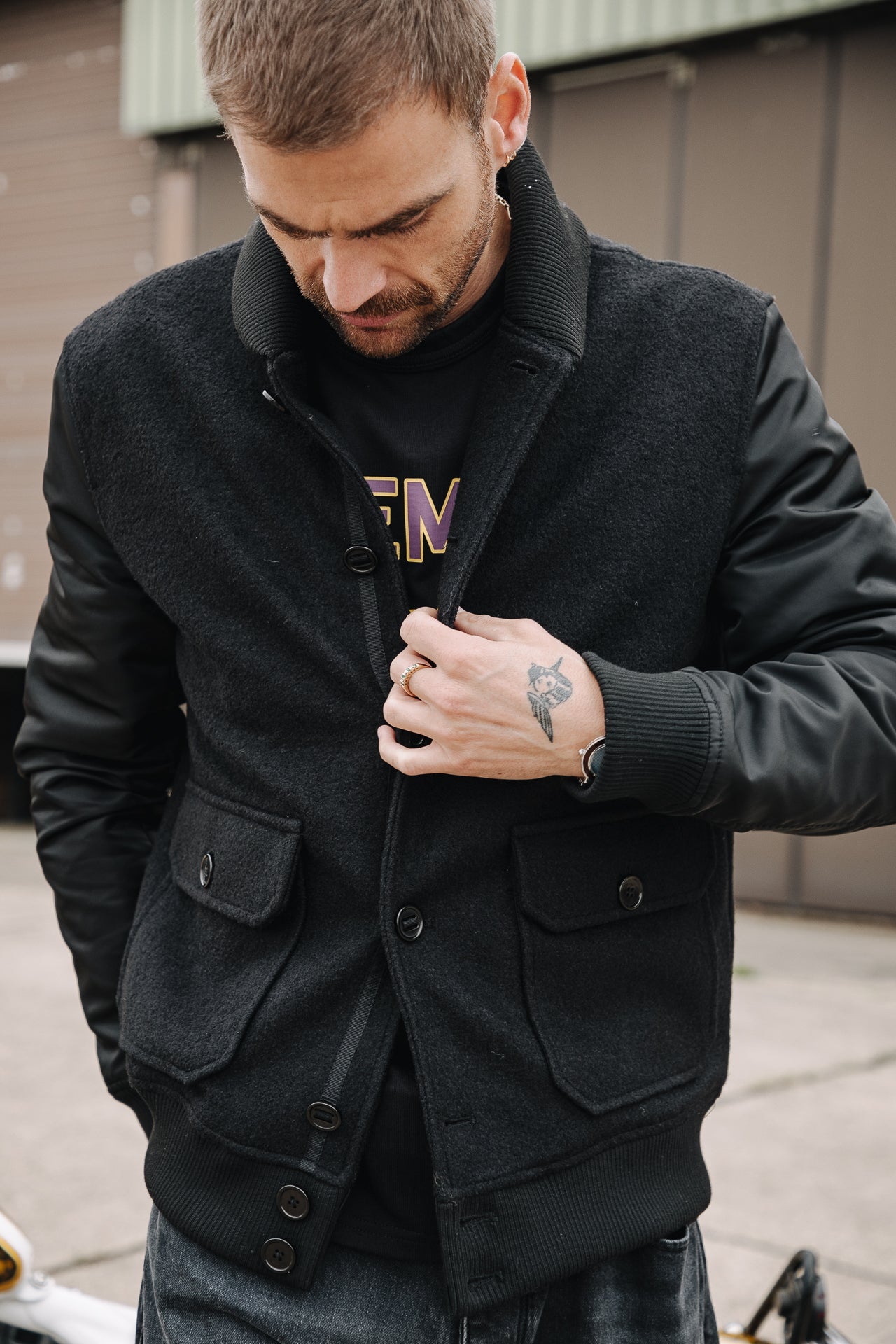 Bomber Men Ned Wool Mix original | Freeman T. Porter