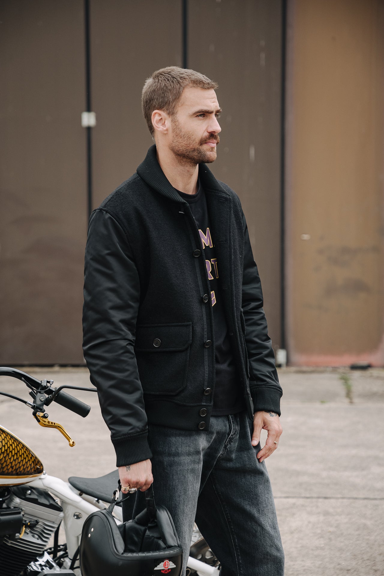 Bomber Men Ned Wool Mix original | Freeman T. Porter
