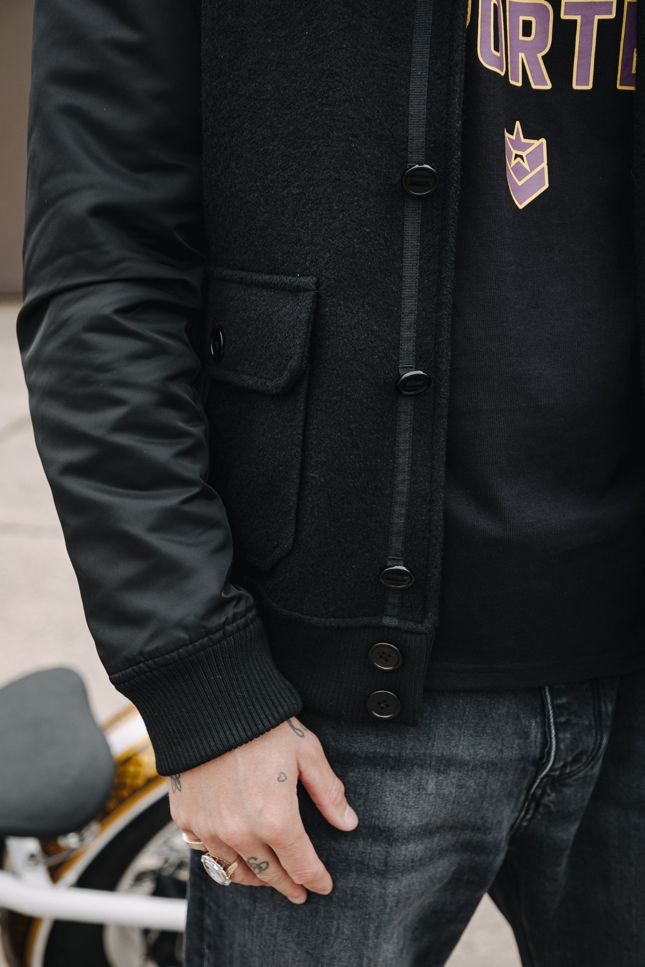 Bomber Men Ned Wool Mix original | Freeman T. Porter