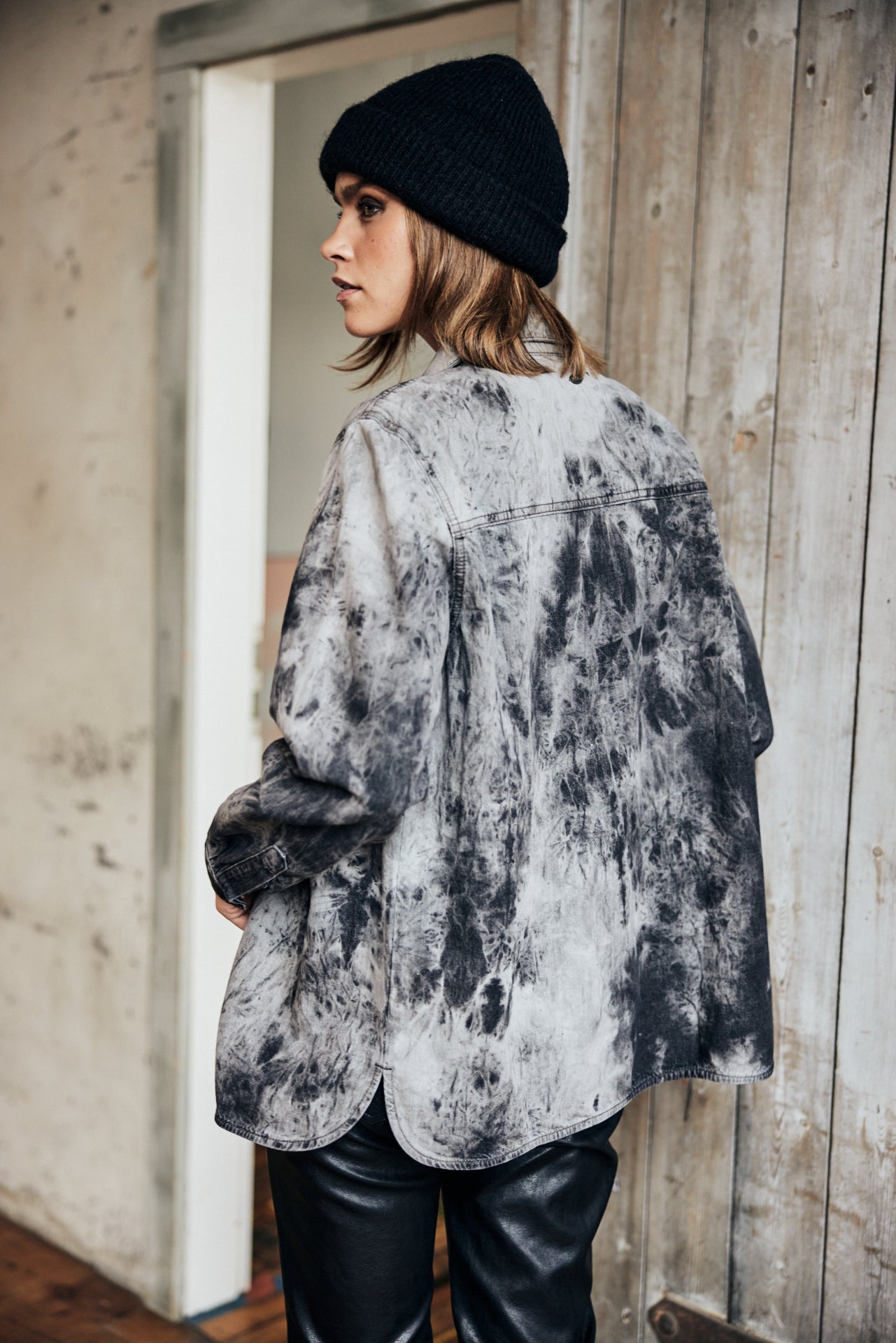Chemise oversize Unisex Charlise Tie and Dye original | Freeman T. Porter