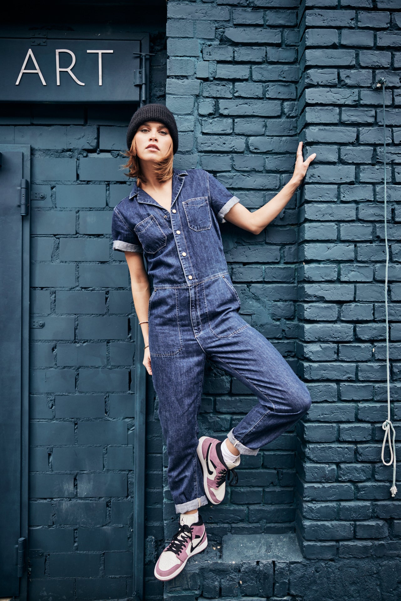Combinaison Femme Tifany Denim filipina blue | Freeman T. Porter