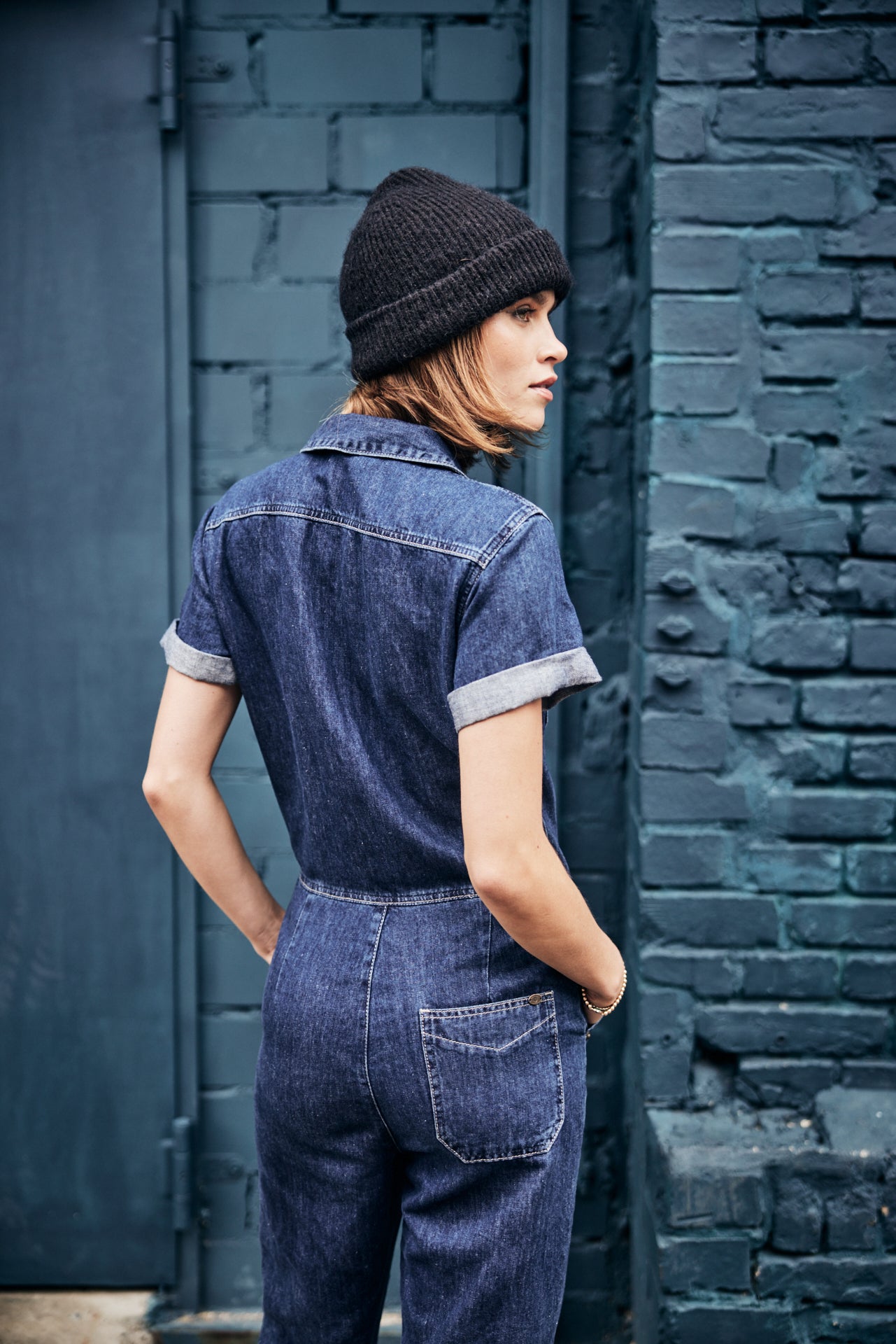 Combinaison Femme Tifany Denim filipina blue | Freeman T. Porter