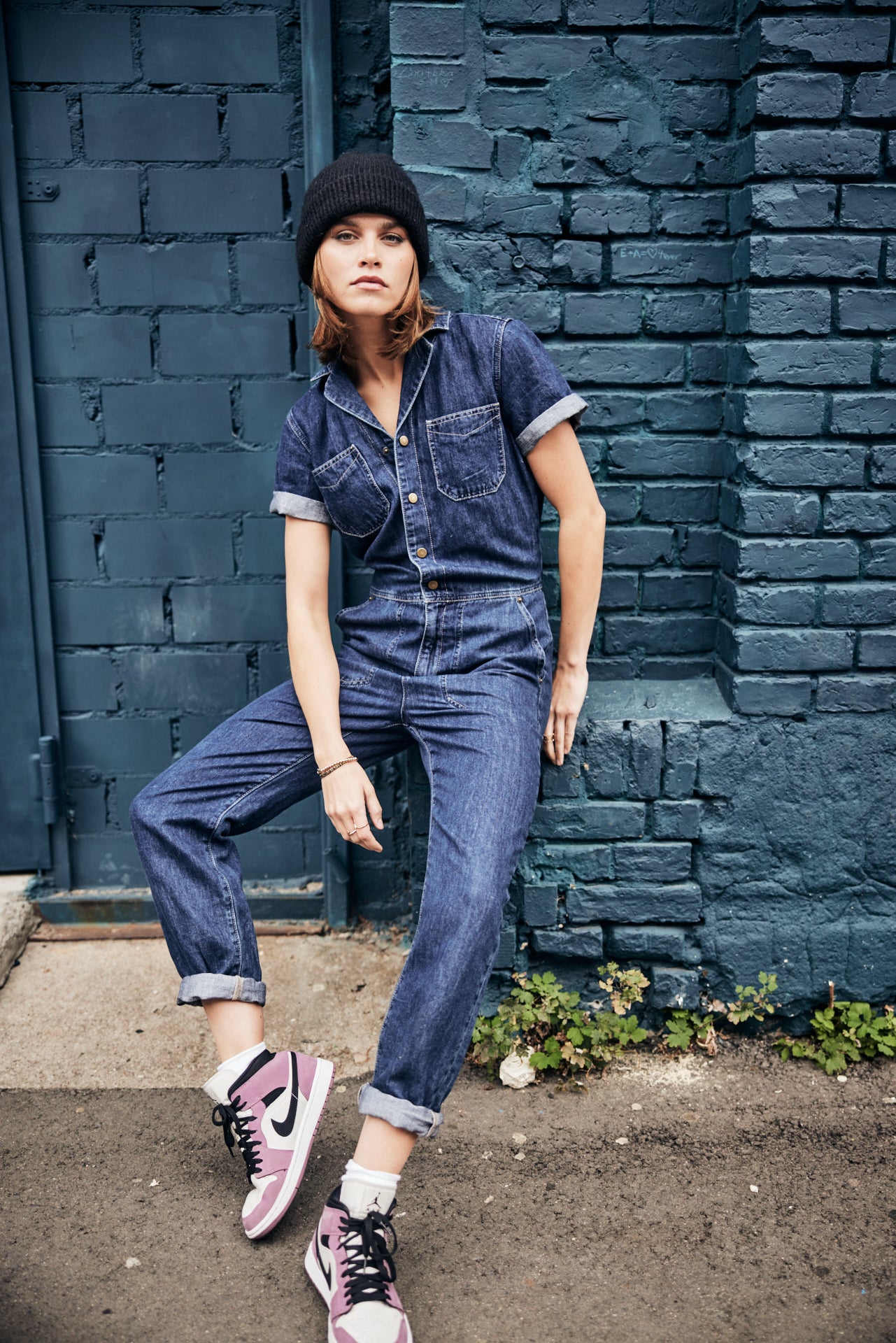 Combinaison Femme Tifany Denim filipina blue | Freeman T. Porter