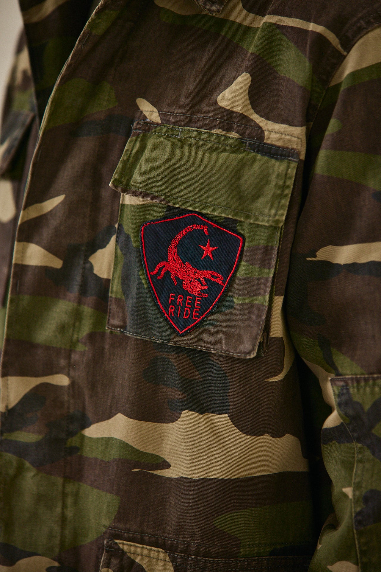 Veste droite Men Marshal Camou military camou | Freeman T. Porter