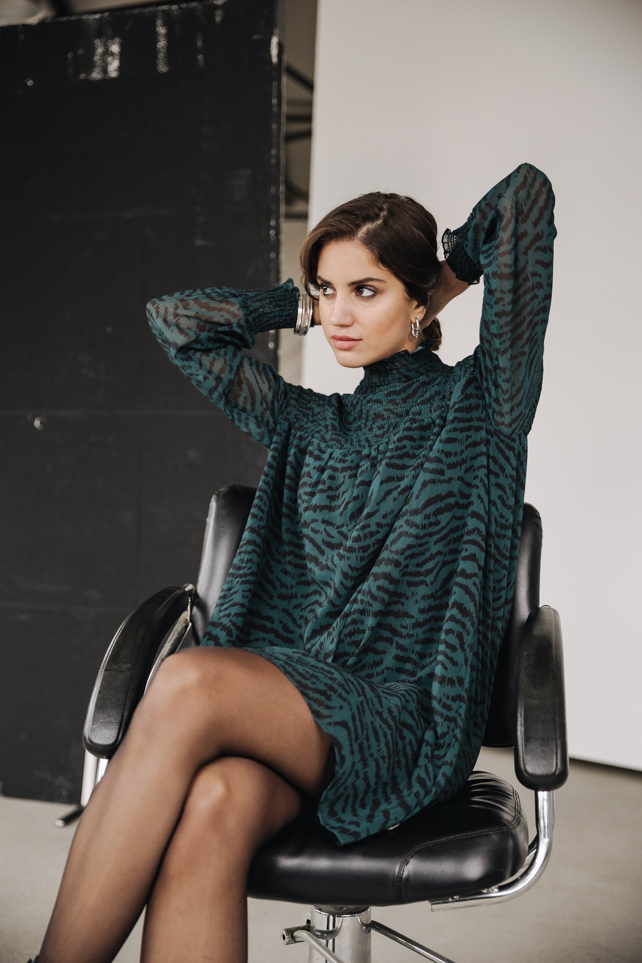 Robe courte Frau Rosewell Rock deep teal | Freeman T. Porter