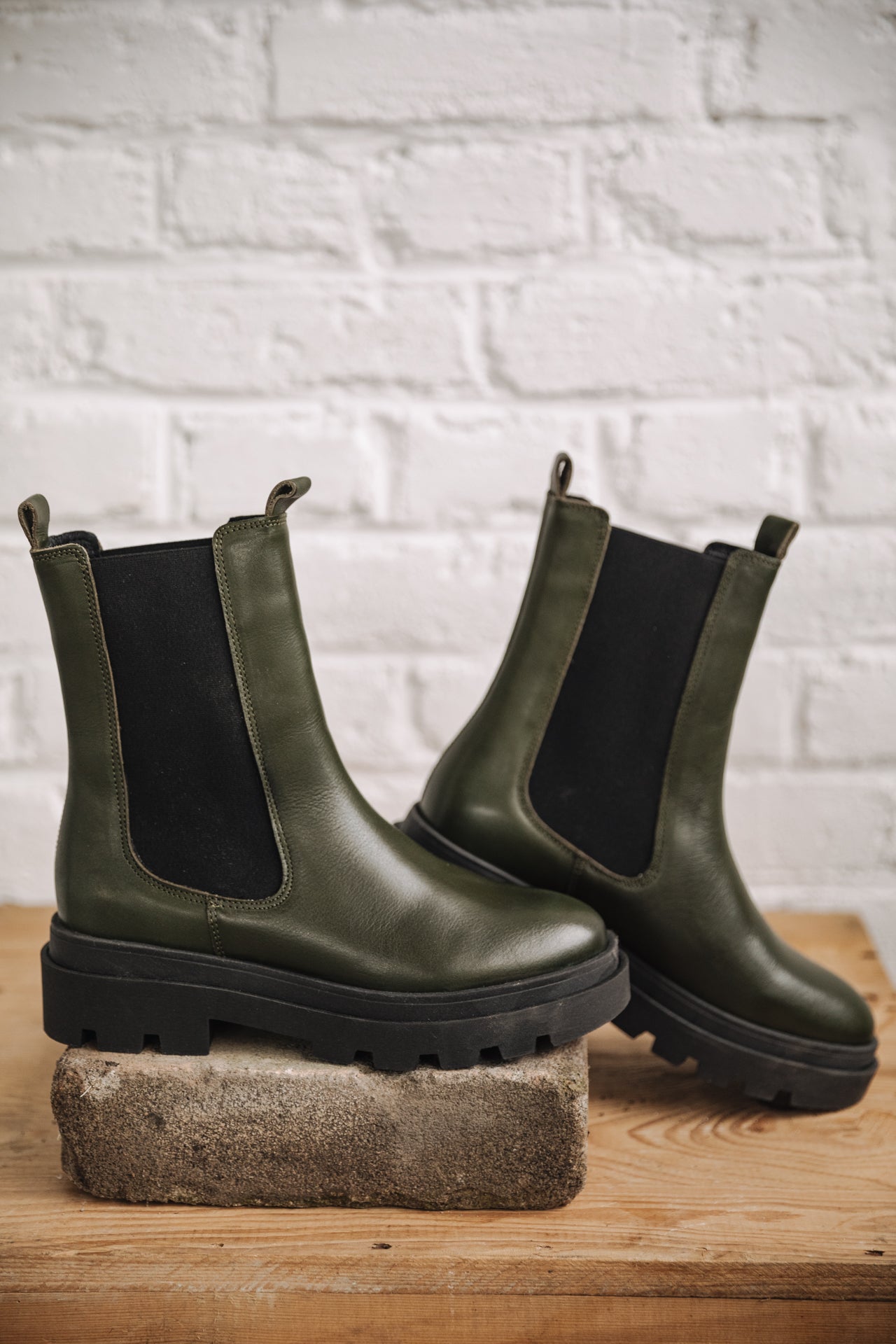 Boots Femme Ivana khaki | Freeman T. Porter