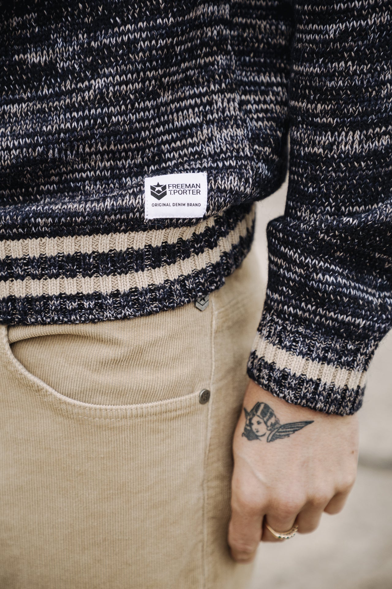 Pull col rond Unisex Rescue original | Freeman T. Porter