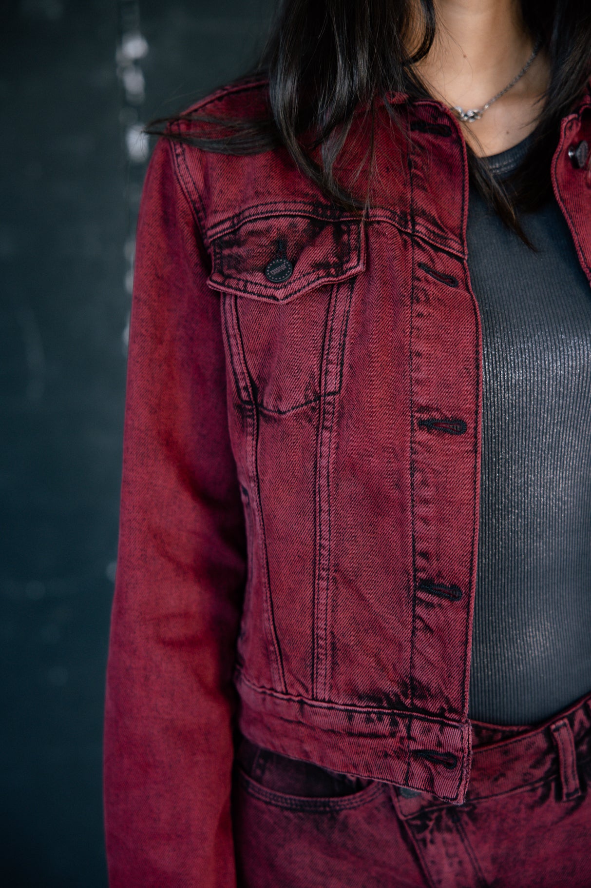 Veste en denim Femme Maisy fire | Freeman T. Porter