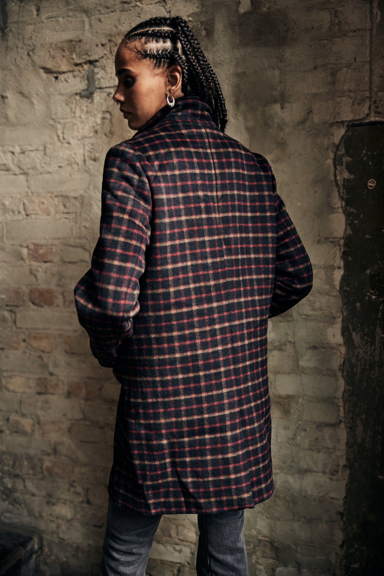 Manteau en drap de laine Mujer Maryline British black | Freeman T. Porter