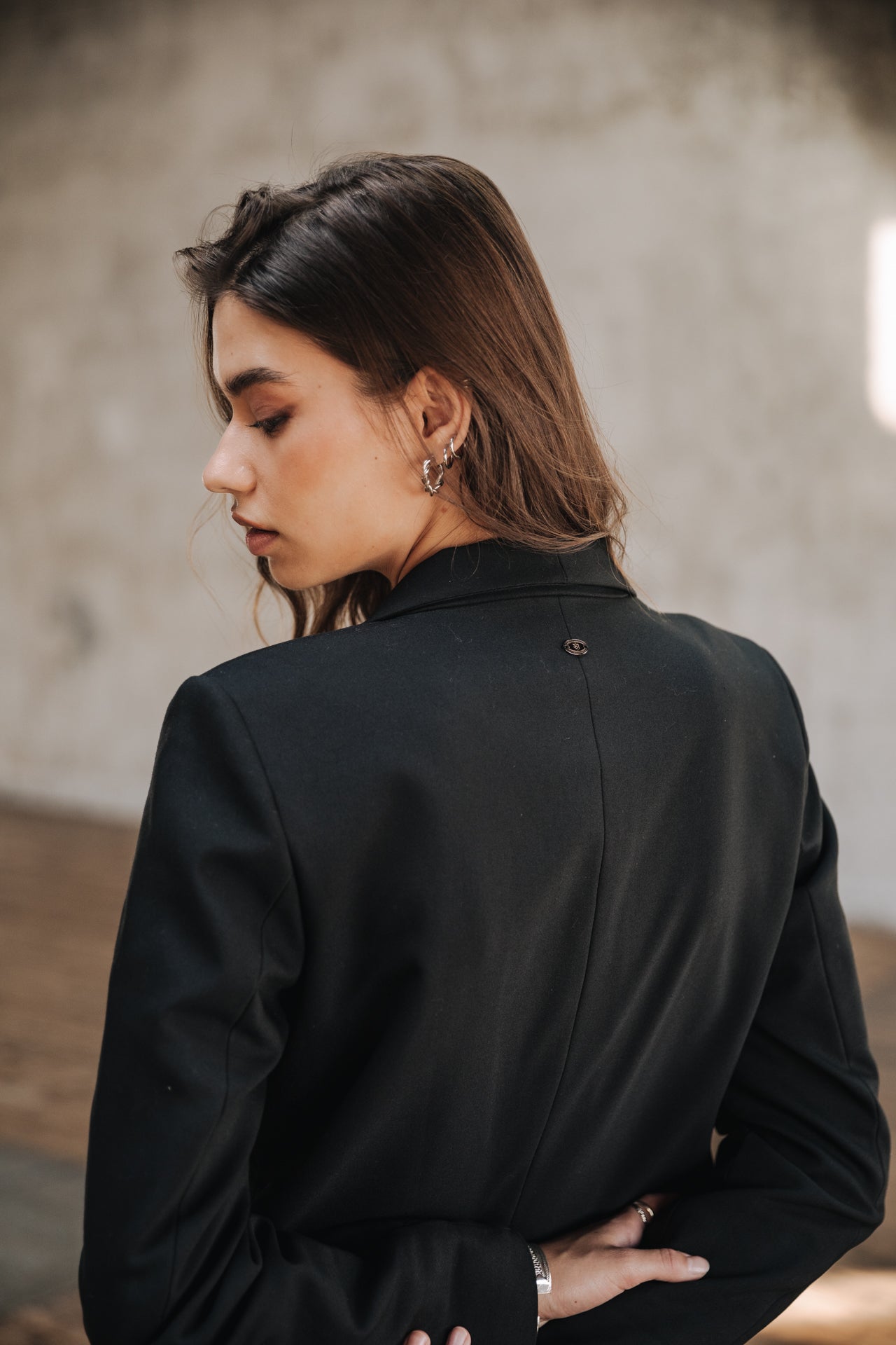 Blazer cintré Femme Stessy Polyneo black | Freeman T. Porter