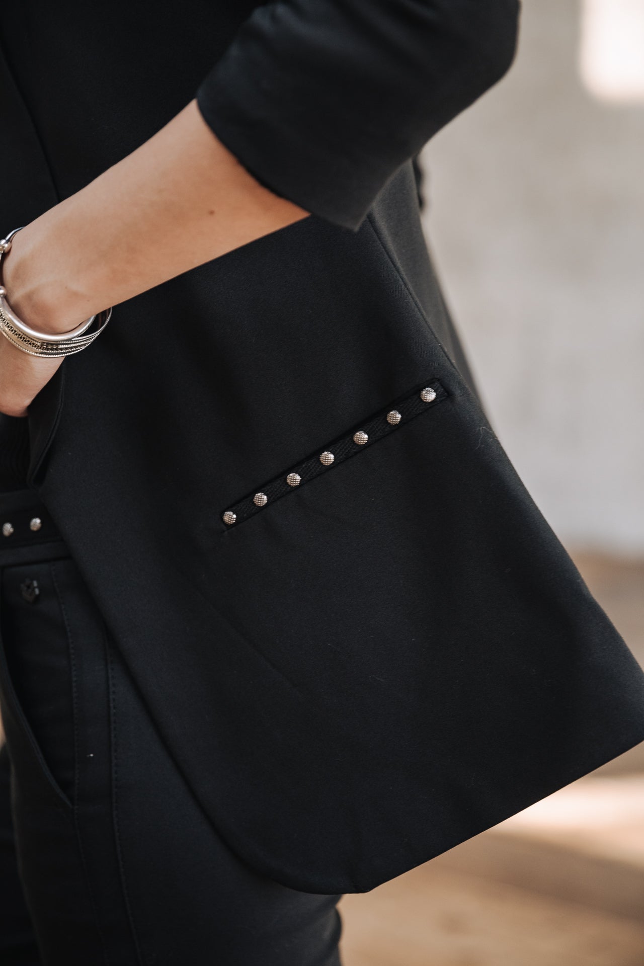 Blazer cintré Femme Stessy Polyneo black | Freeman T. Porter