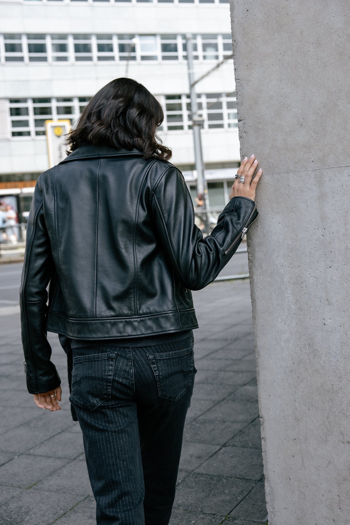 Perfecto en cuir Femme Kristen Cuir black | Freeman T. Porter