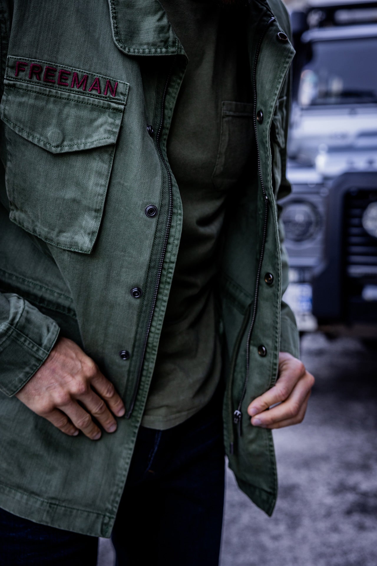 Parka Unisex Samo Army Green cypress | Freeman T. Porter