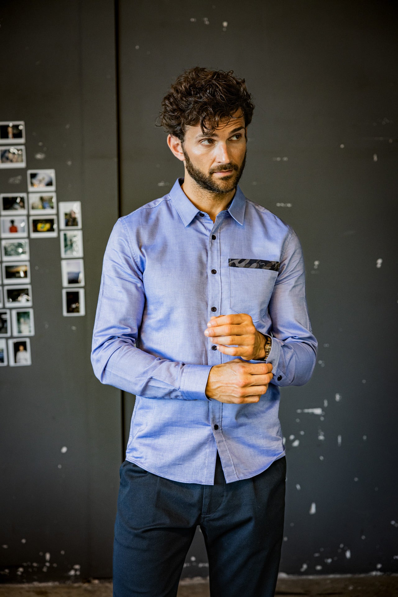 Chemise manches longues Unisex Jeremiah Oxford allure | Freeman T. Porter