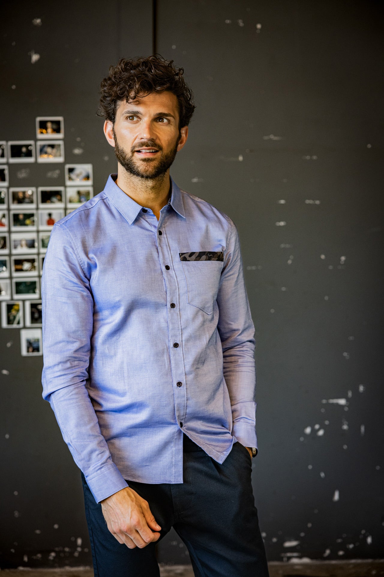 Chemise manches longues Unisex Jeremiah Oxford allure | Freeman T. Porter