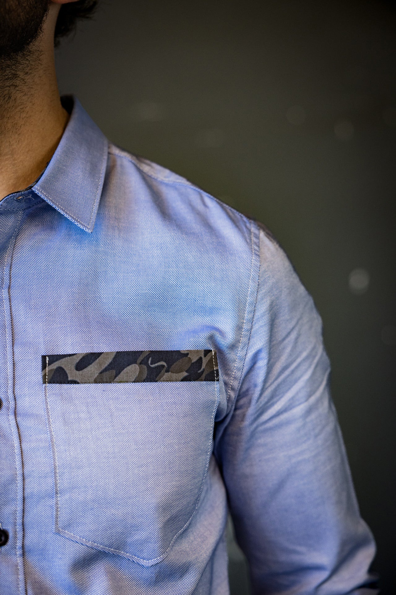 Chemise manches longues Unisex Jeremiah Oxford allure | Freeman T. Porter