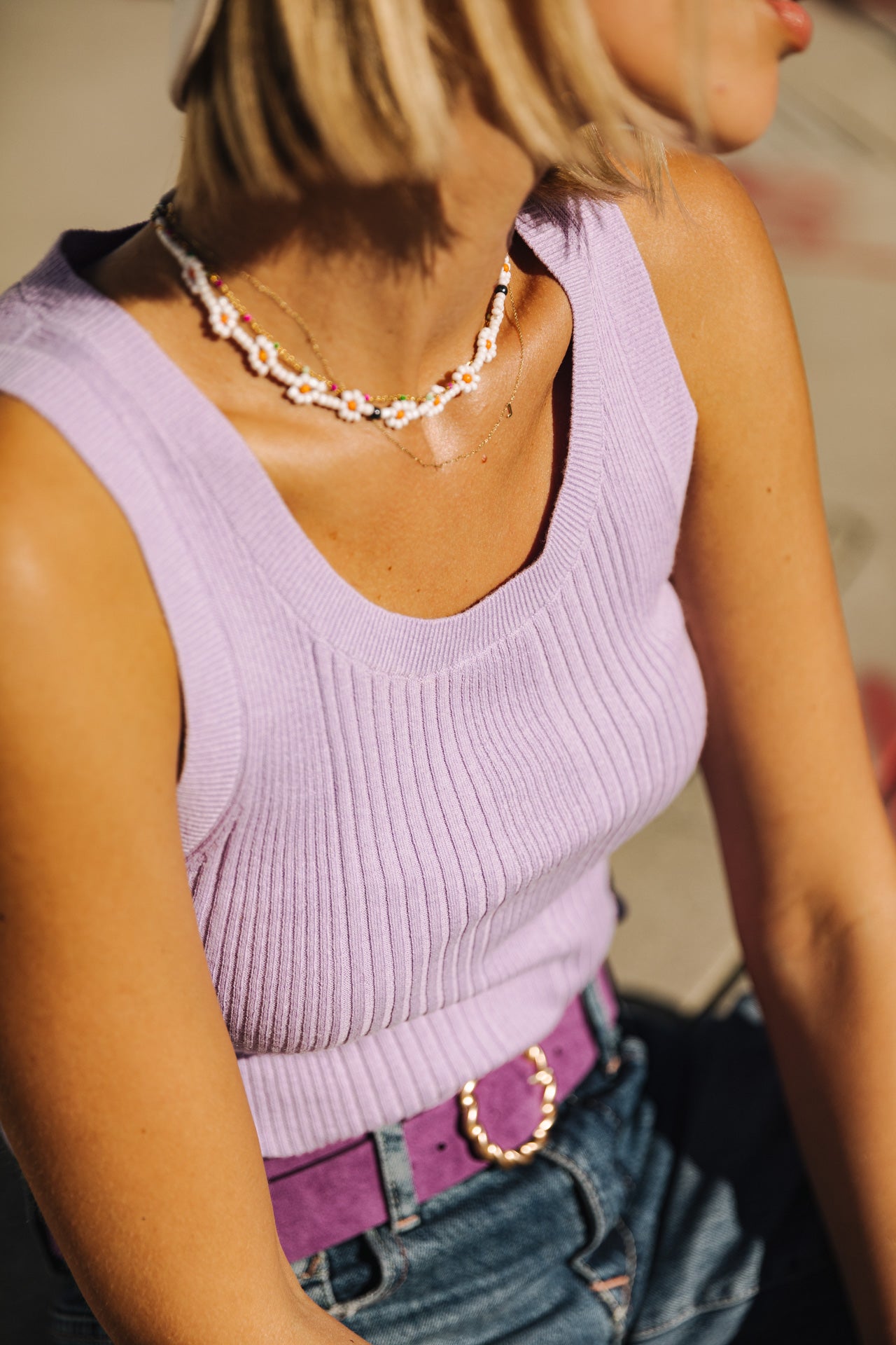 Camiseta de punto Mujer Dorothea mauve | Freeman T. Porter