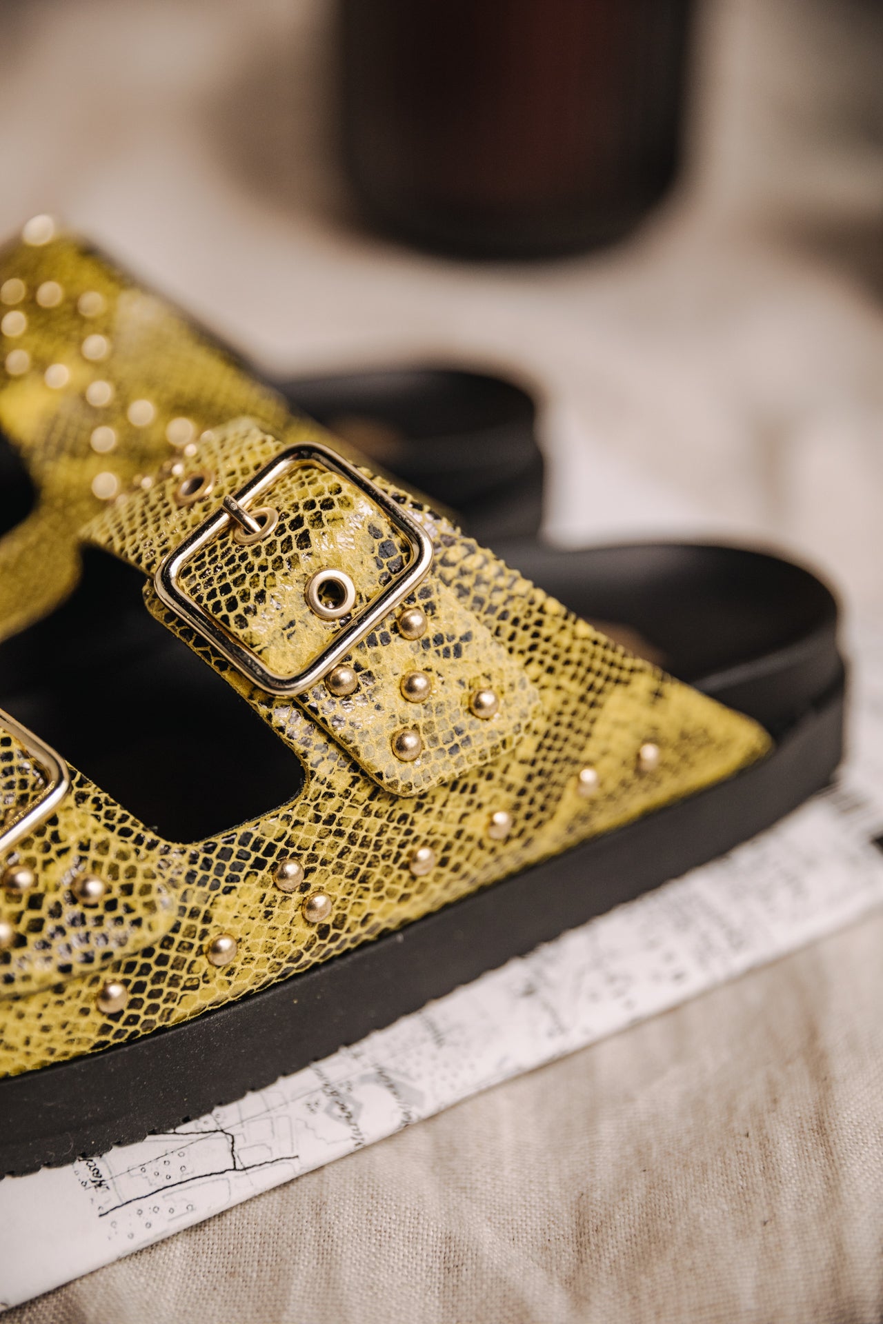 Sandals Femme Conny yellow | Freeman T. Porter