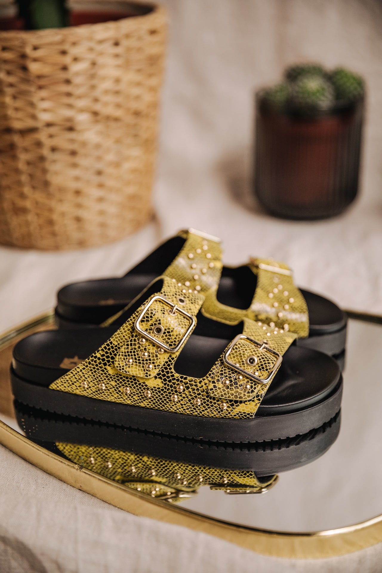 Sandals Femme Conny yellow | Freeman T. Porter