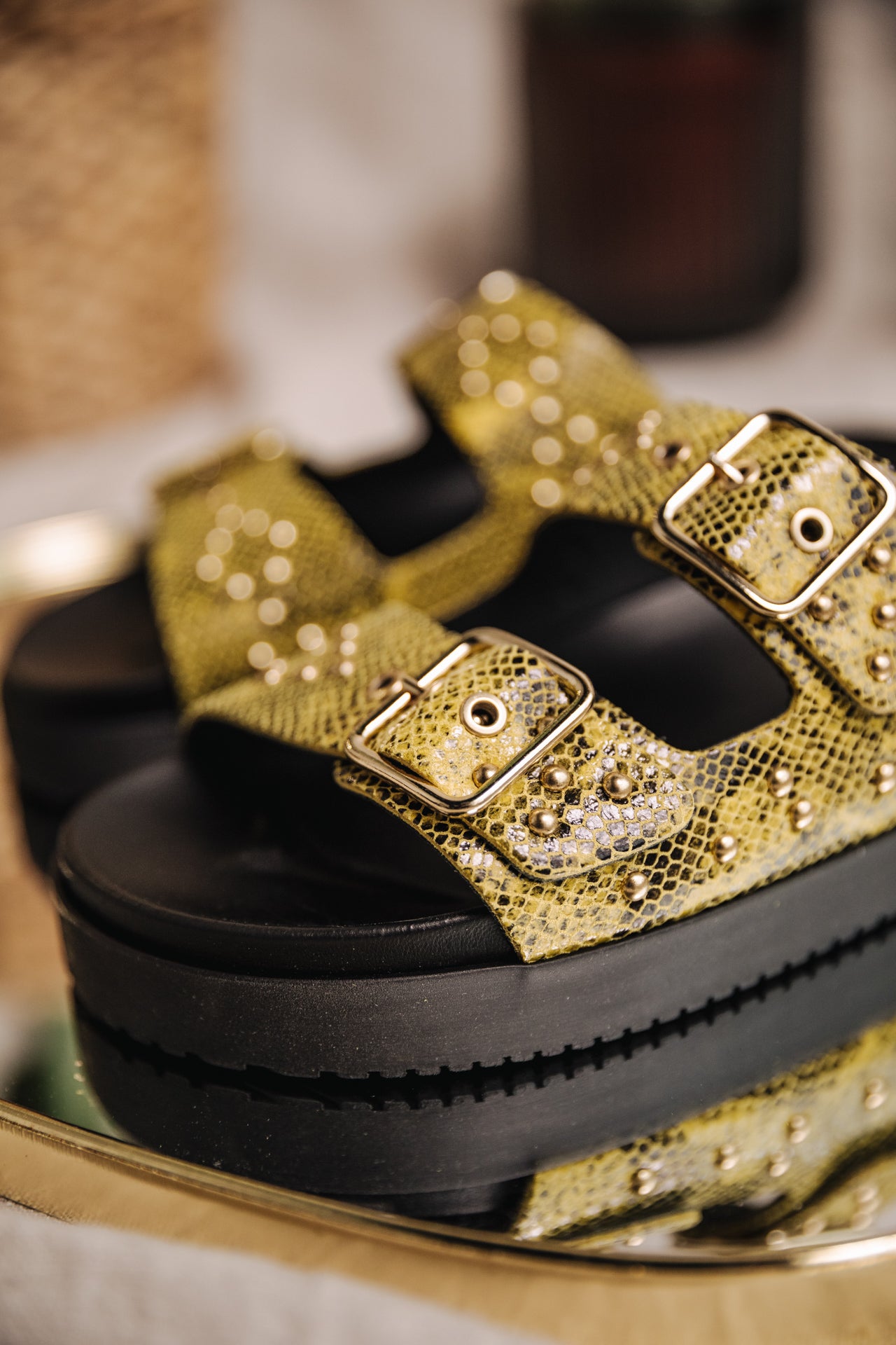 Sandals Femme Conny yellow | Freeman T. Porter