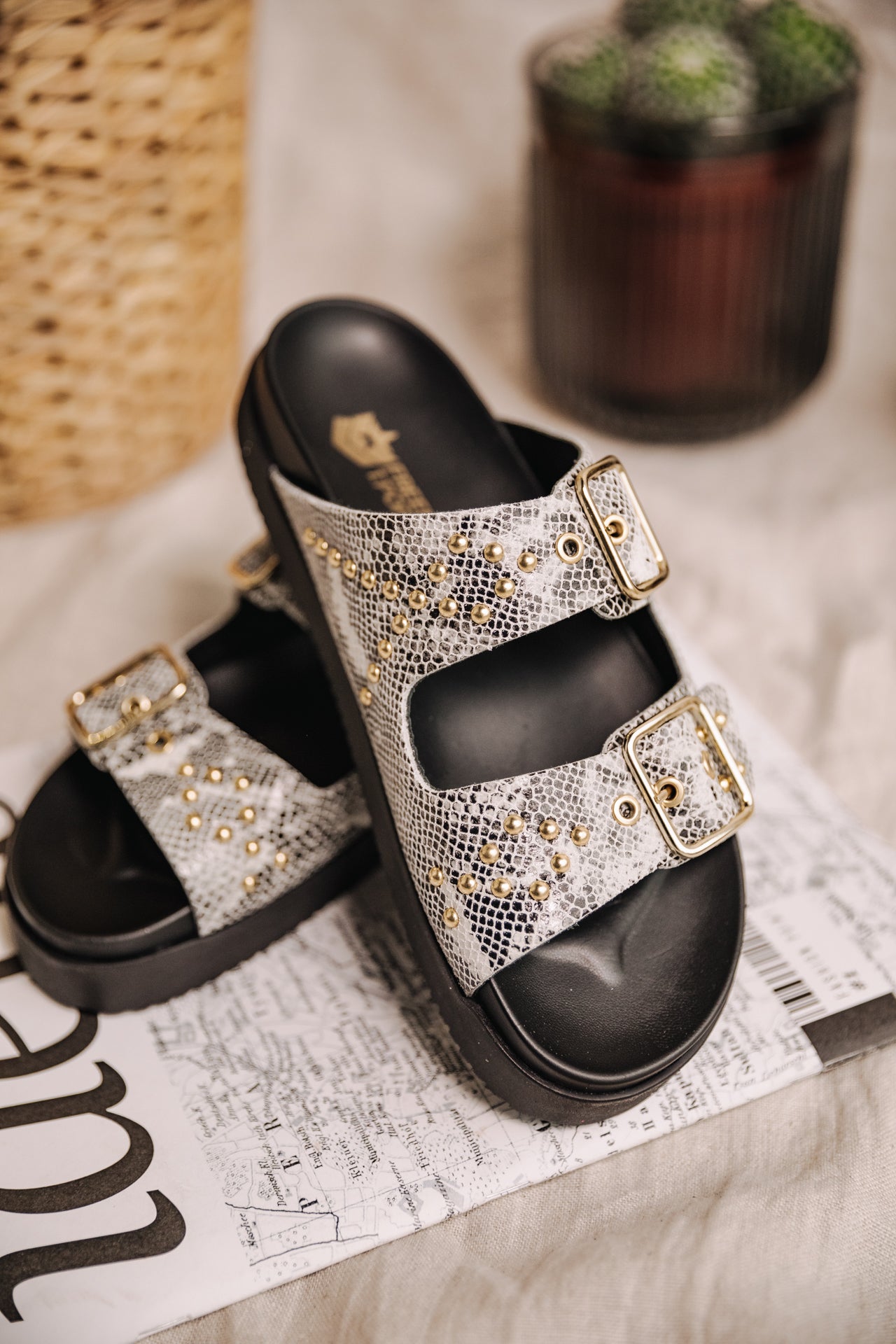 Sandals Femme Conny beige | Freeman T. Porter