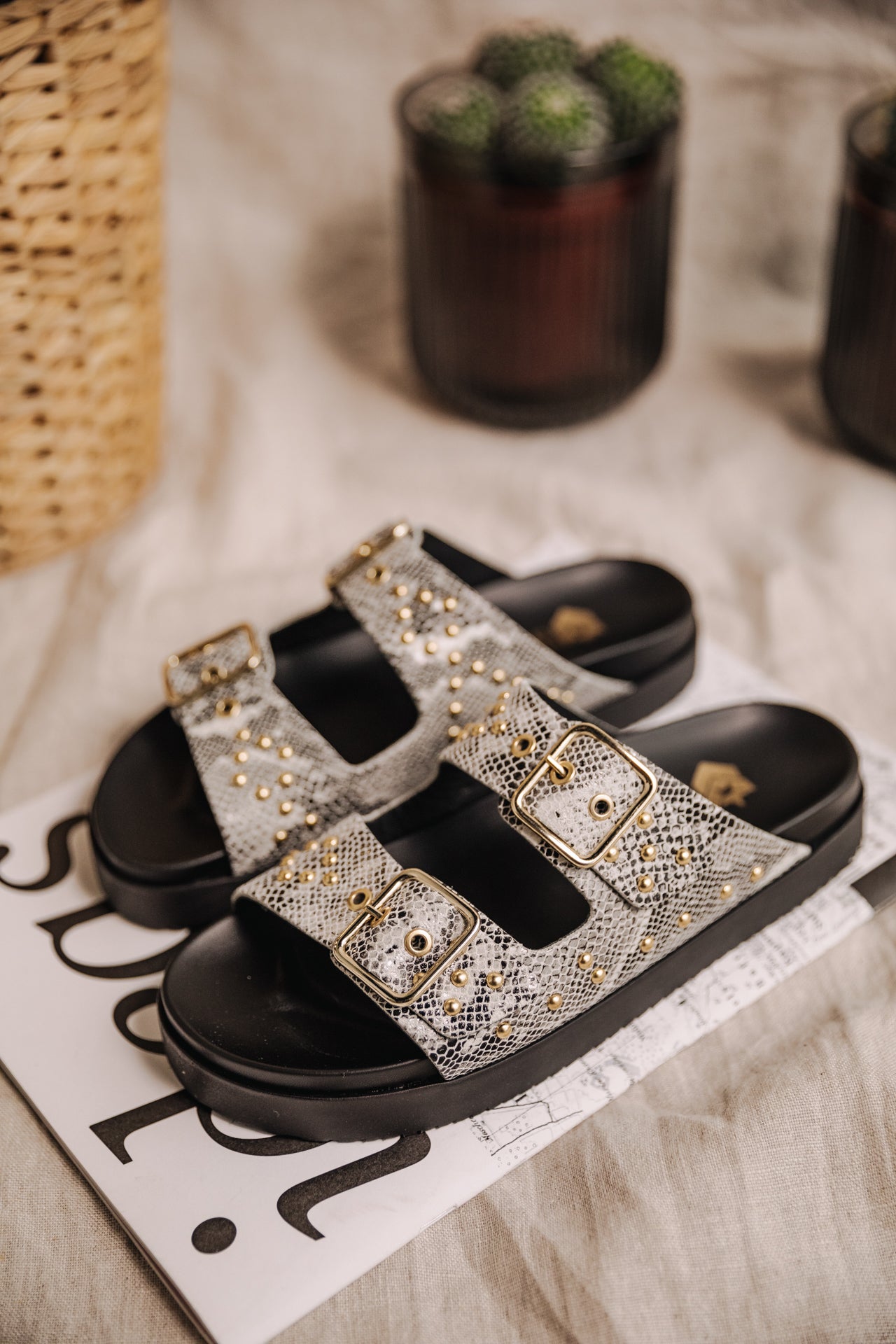 Sandals Femme Conny beige | Freeman T. Porter