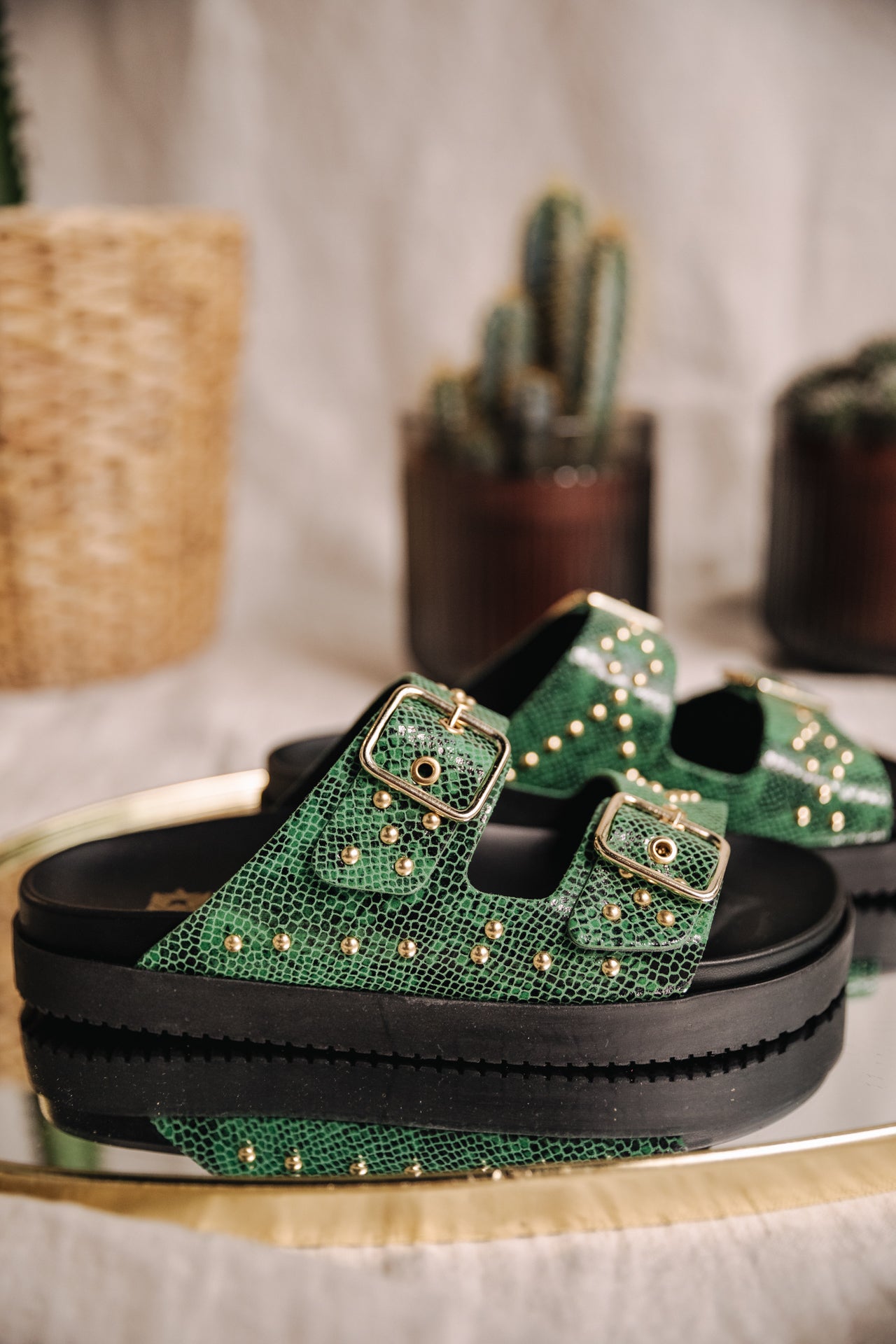 Sandals Femme Conny green | Freeman T. Porter