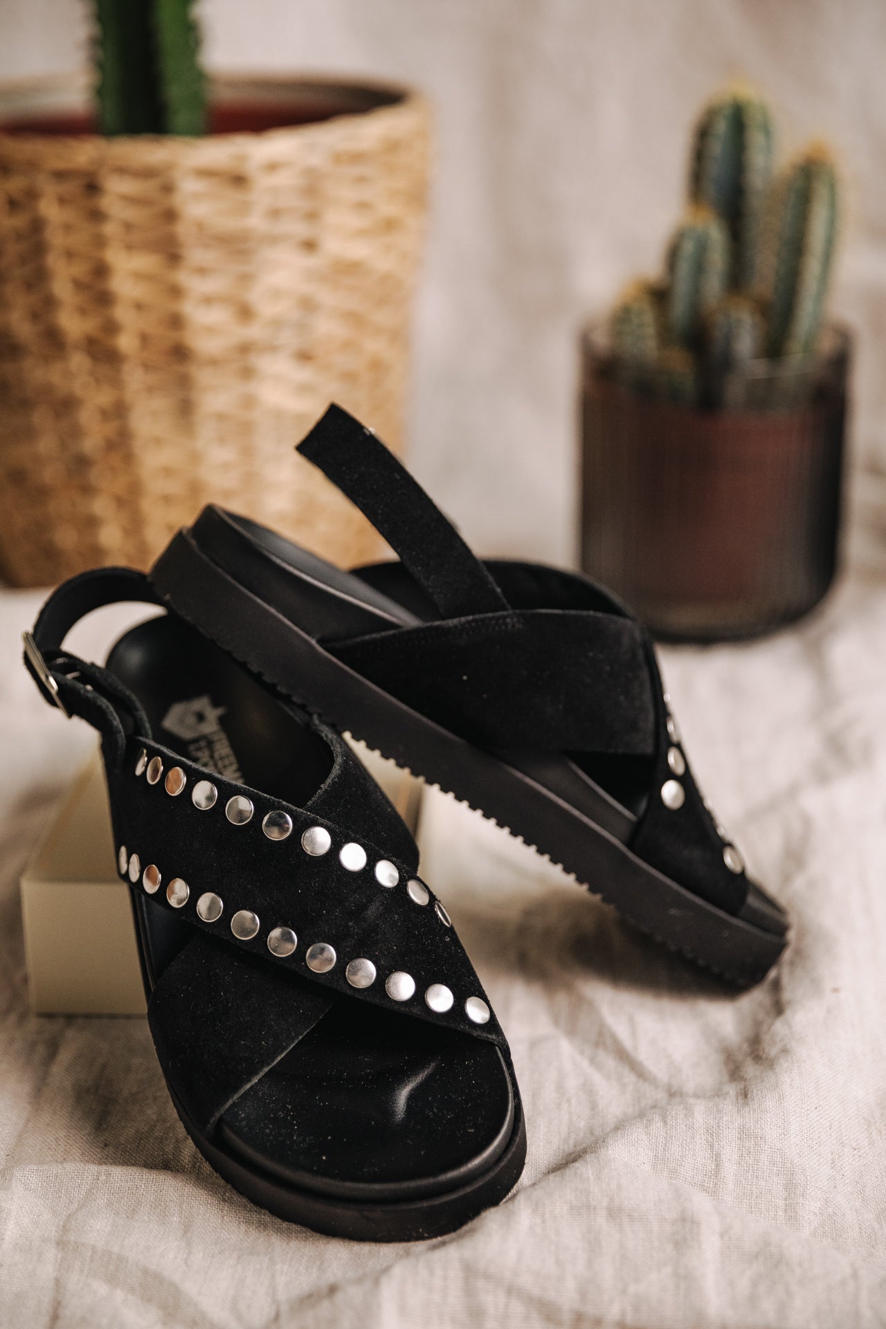 Sandals Femme Jule black | Freeman T. Porter