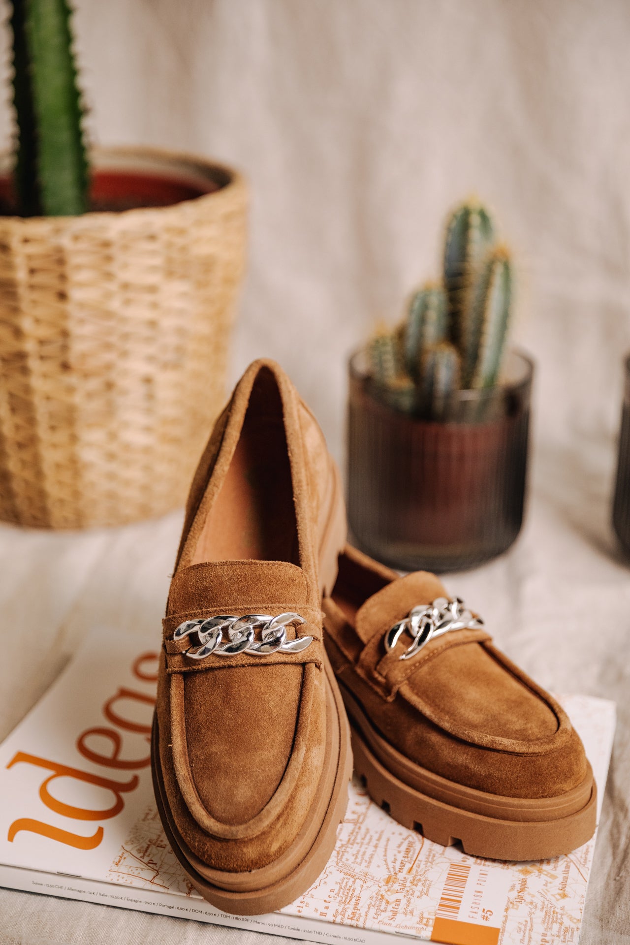 Mocassins Femme Caro camel | Freeman T. Porter