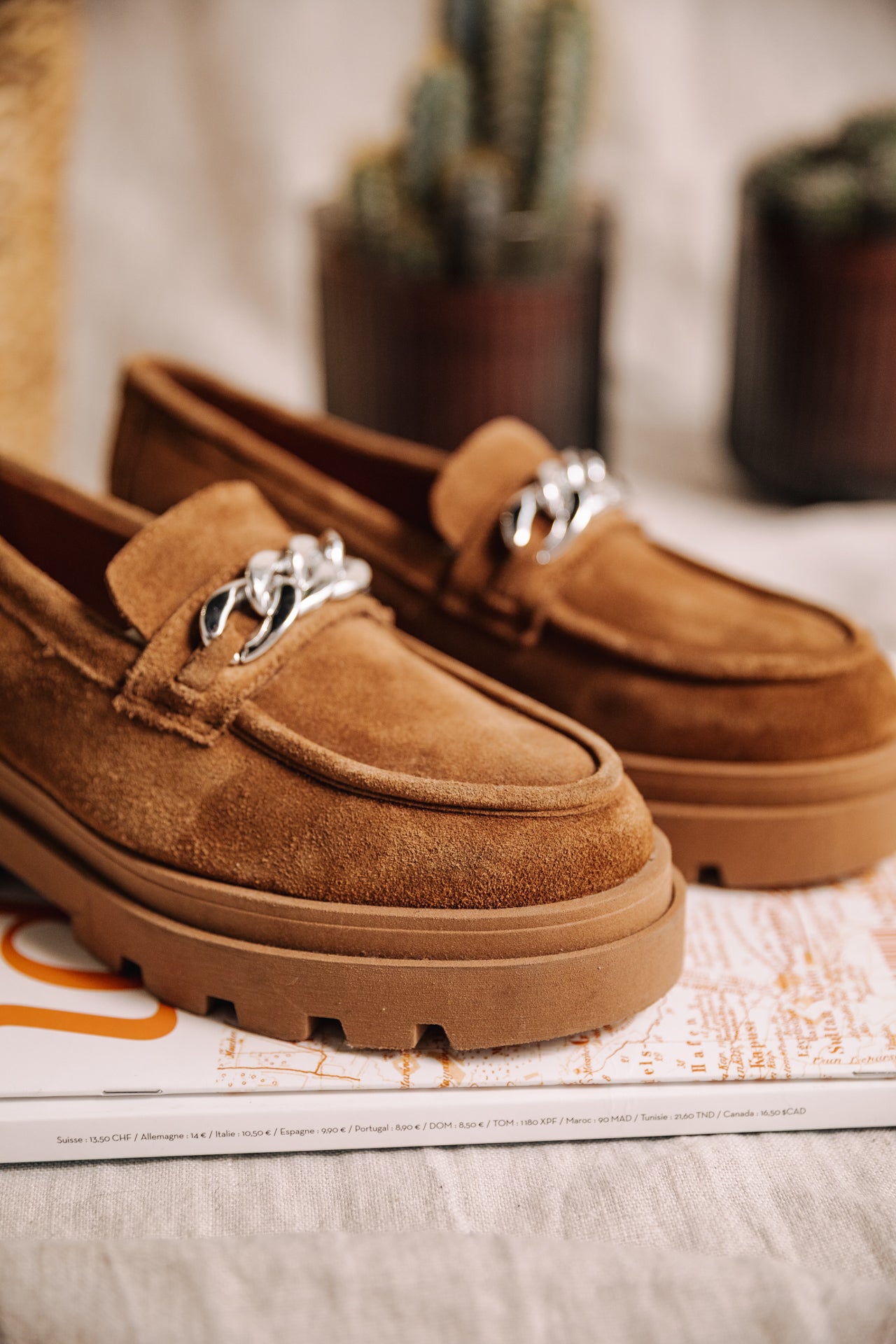Mocassins Femme Caro camel | Freeman T. Porter