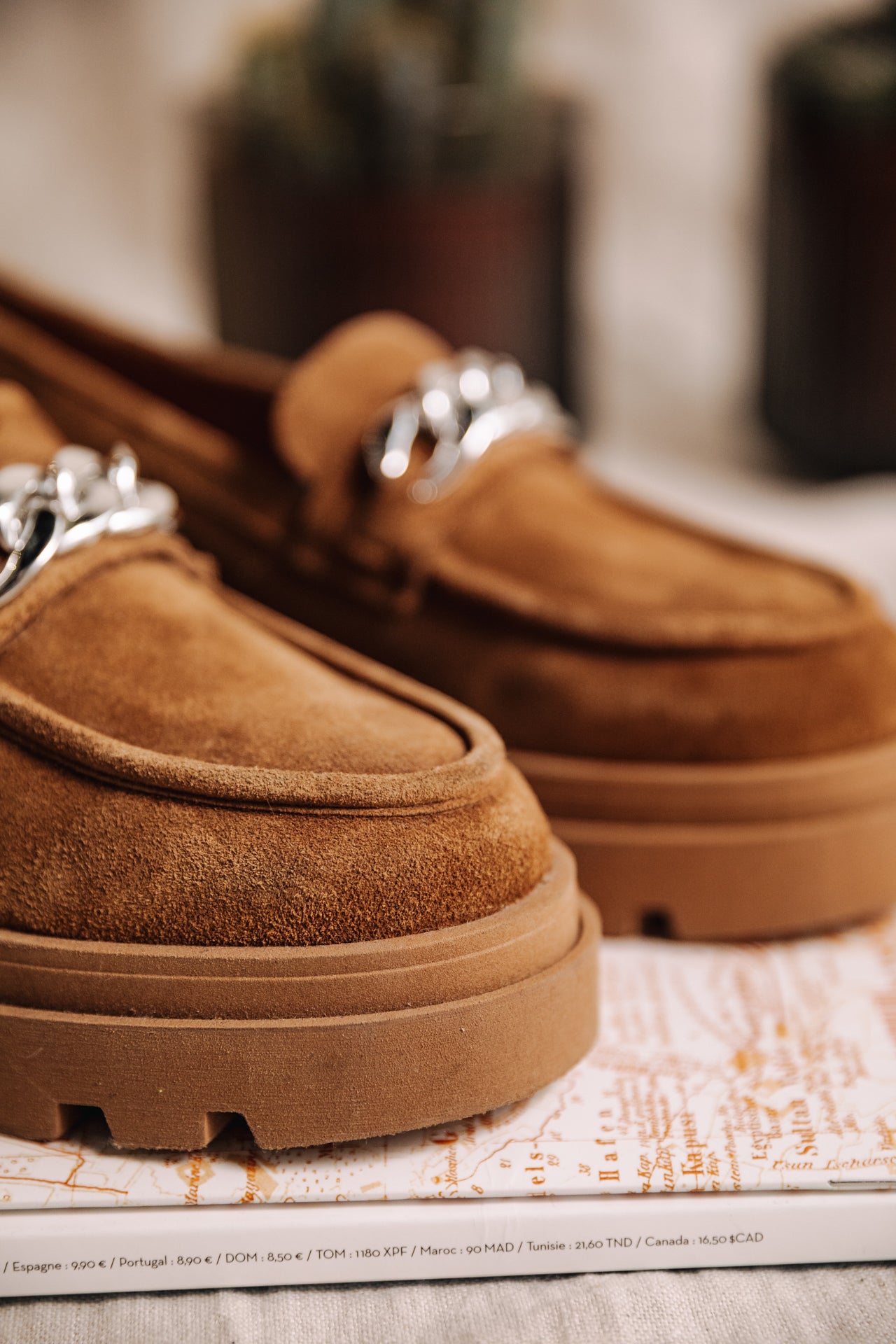 Mocassins Femme Caro camel | Freeman T. Porter
